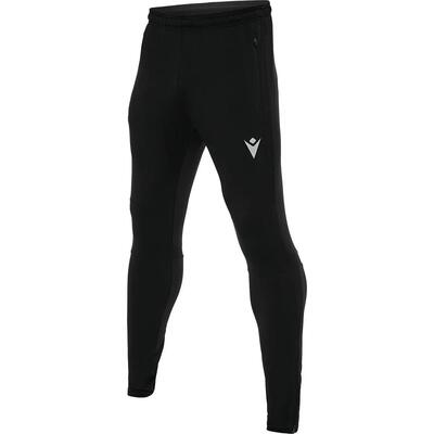 Broek - training - heren - thames hero - skinny, ademend, ritszakken - zwart