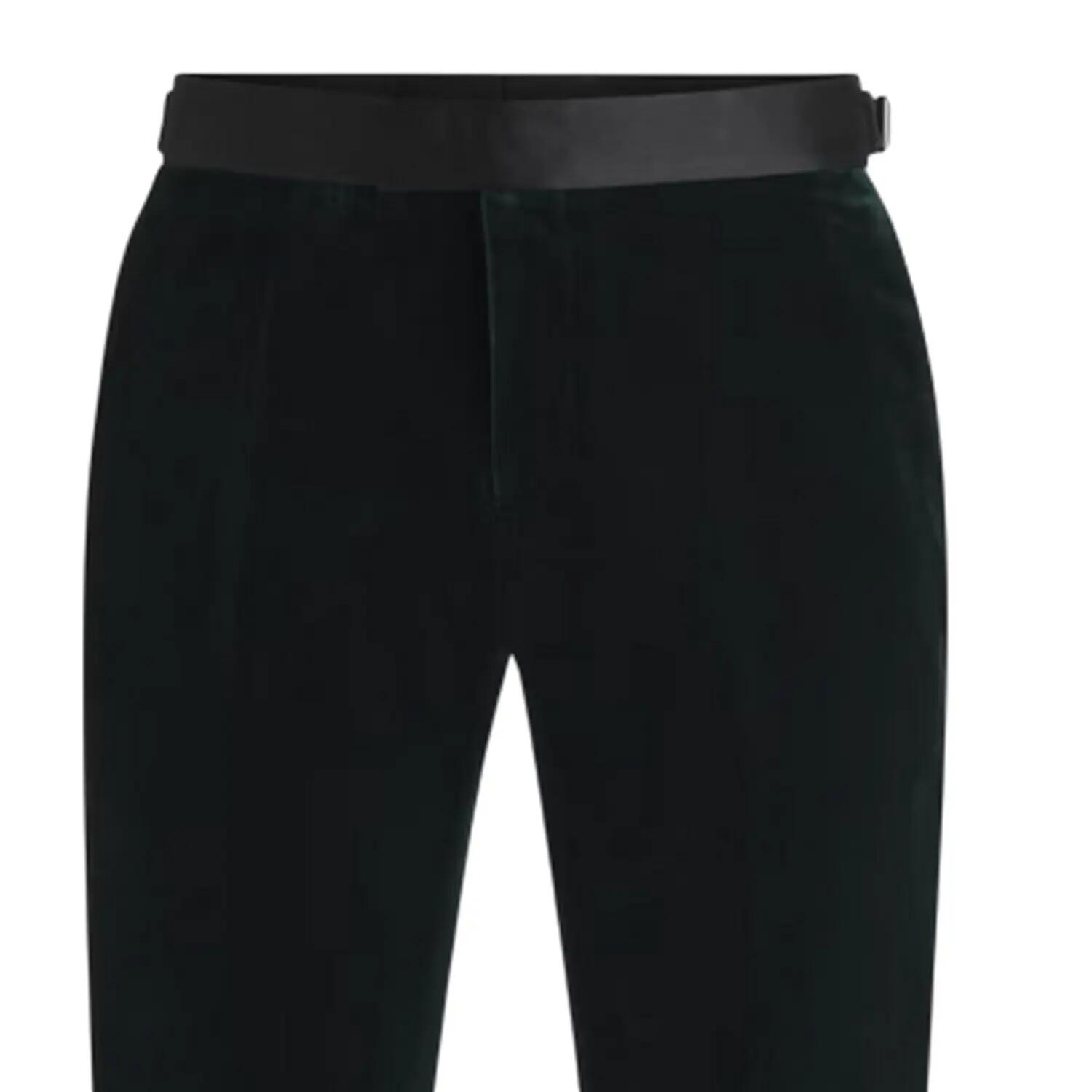 Pantaloni Da Smoking Uomo Boss Verde 4/4
