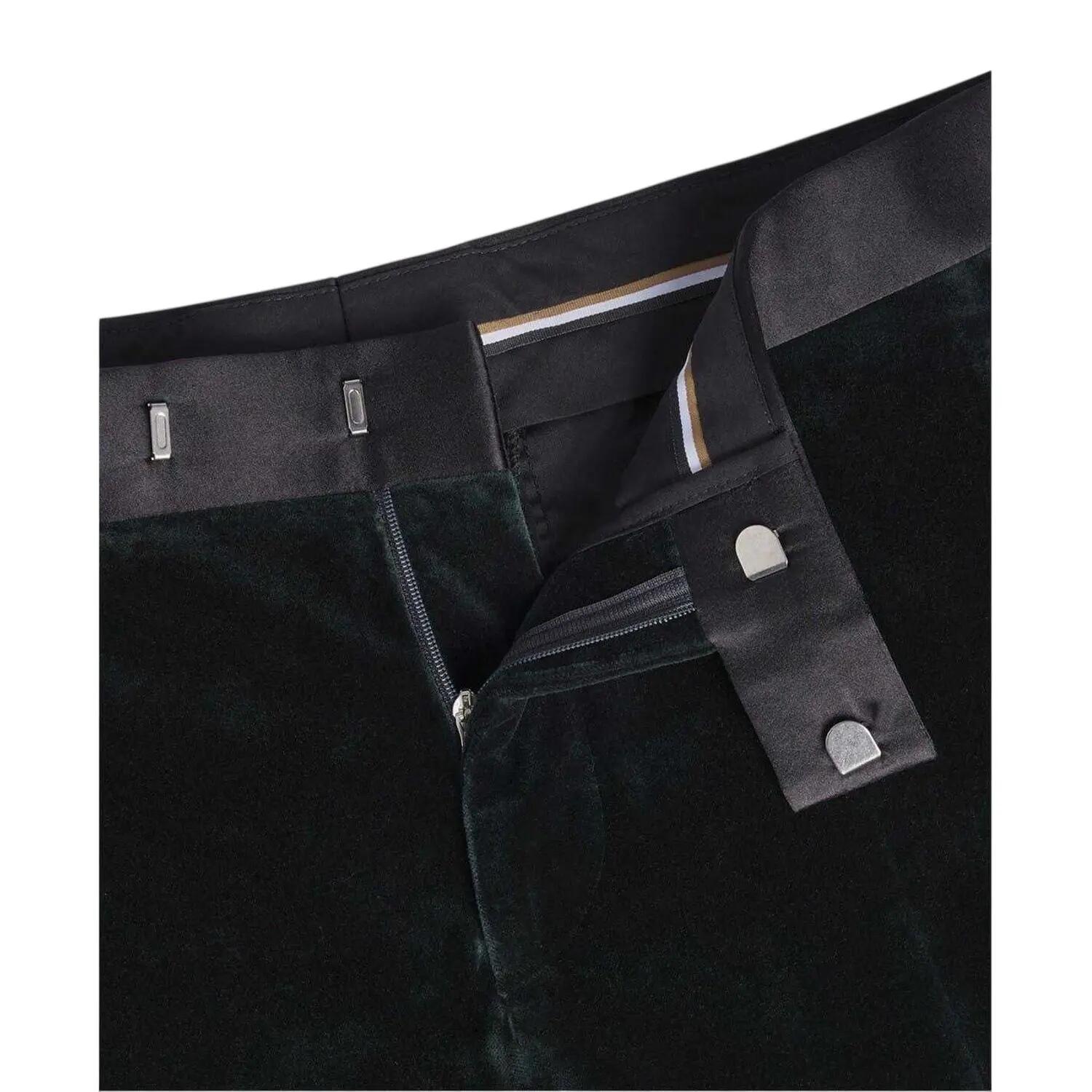 Pantaloni Da Smoking Uomo Boss Verde 3/4