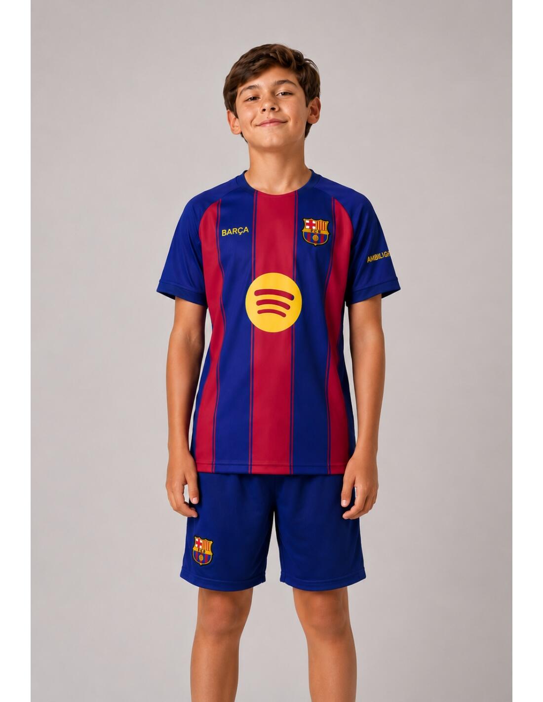 Strój domowy FC Barcelona Junior Lamine Yamal nr 10 2025/26 Blaugrana