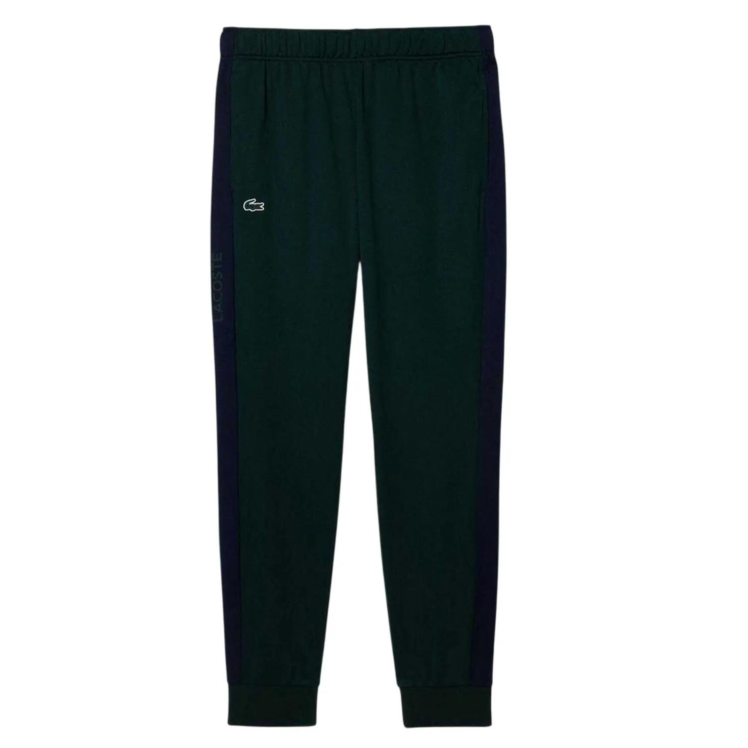 Pantalon De Jogging Motif/style Panneau Contrasté Homme (Vert / Bleu Marine) 2/4