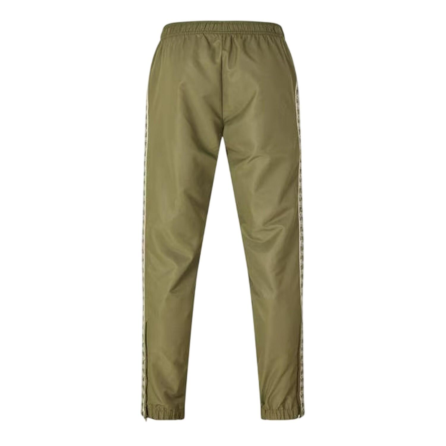 Pantaloni Da Jogging Striscia Laterale Uomo Lacoste Verde Kaki 3/5
