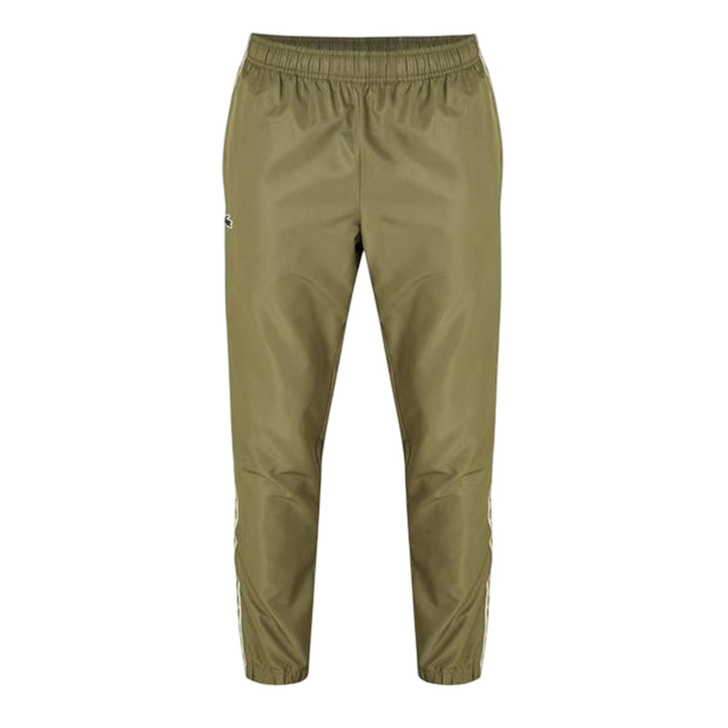 Pantaloni Da Jogging Striscia Laterale Uomo Lacoste Verde Kaki 2/5