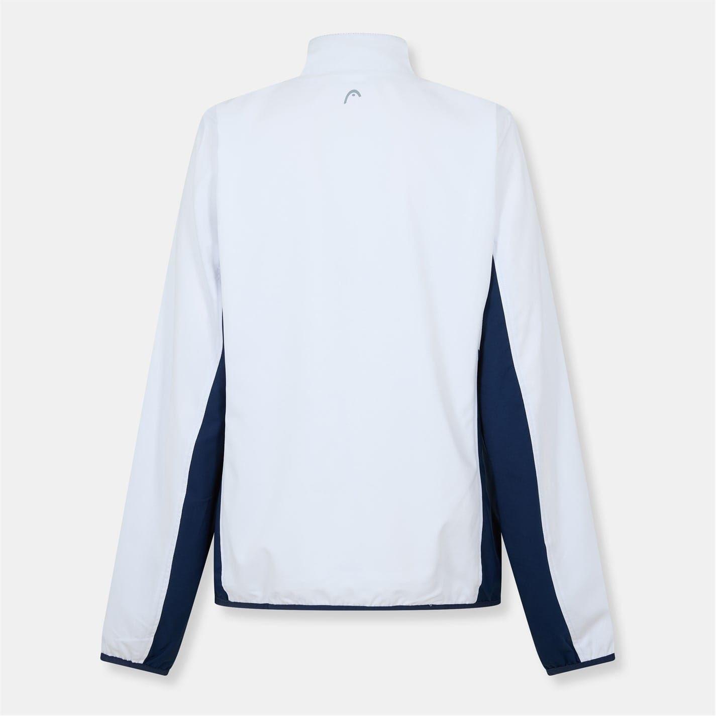 Giacca Da Tuta Logo Cerniera Su Intera Lunghezza Donna Head Club Bianco Rosso 2/2