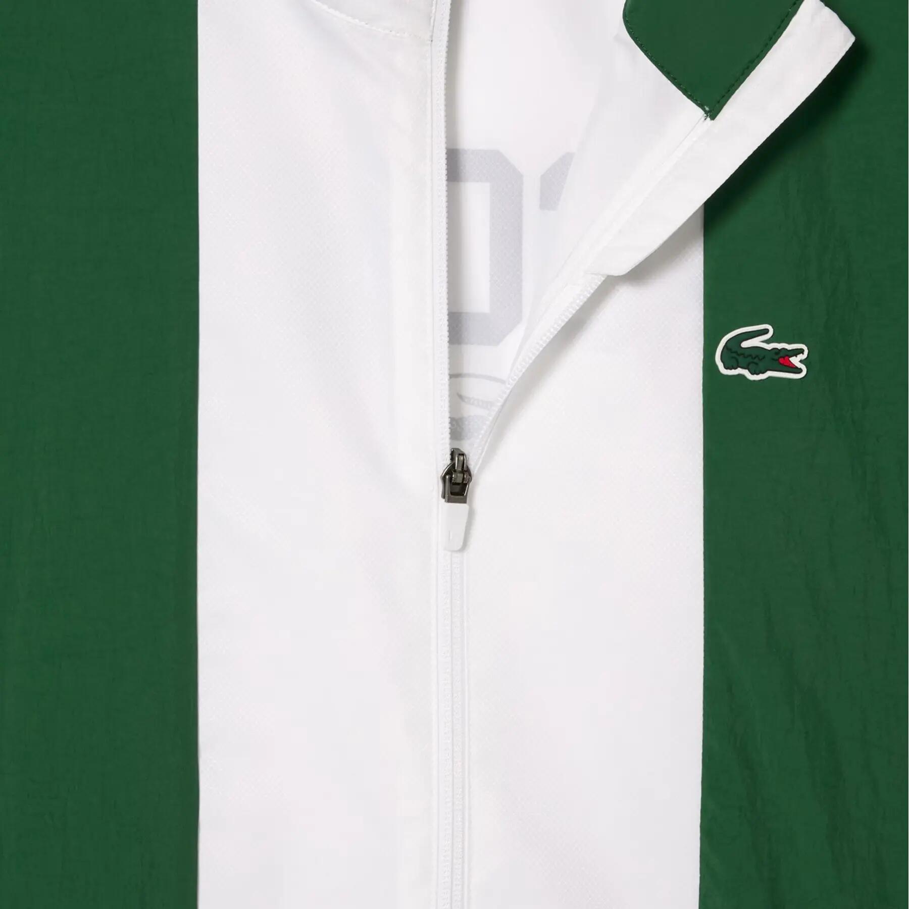 Childrens/Kids Logo Regular Track Jacket (Green/White) 4/4