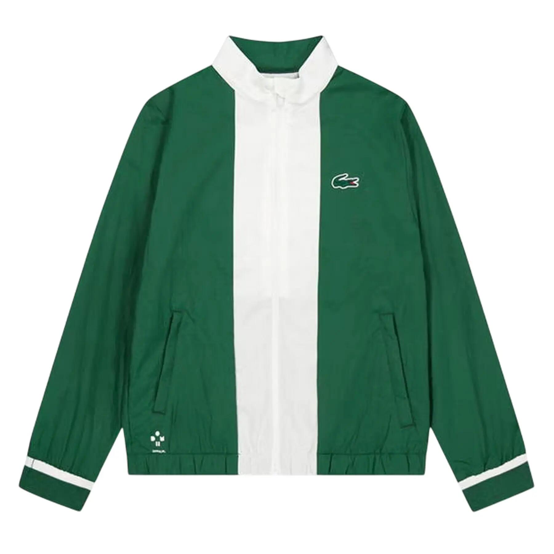 Childrens/Kids Logo Regular Track Jacket (Green/White) 2/4