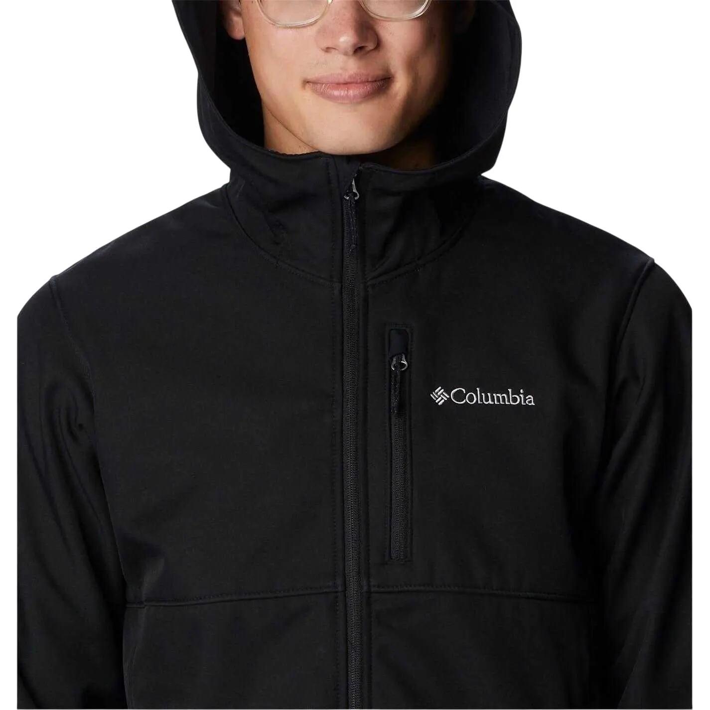 "Ascender 2" Softshelljacke für , Regulär Herren Schwarz 4/5