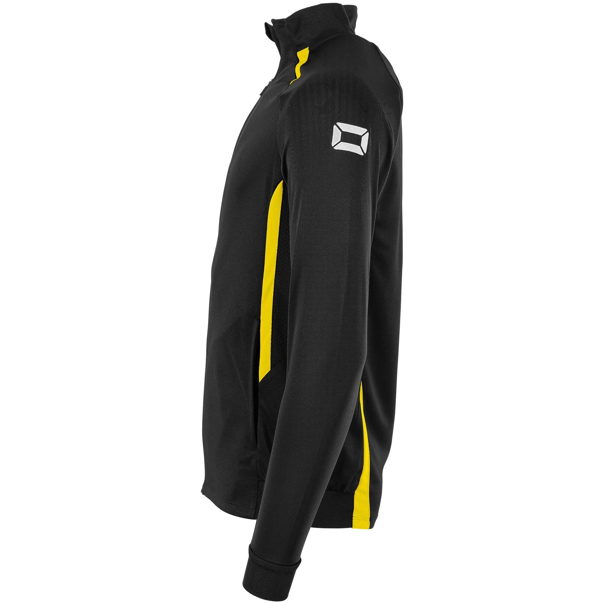 Trainingsvest - Voetbal - Kids - Stadio - Full zip - Zwart/Geel 5/7