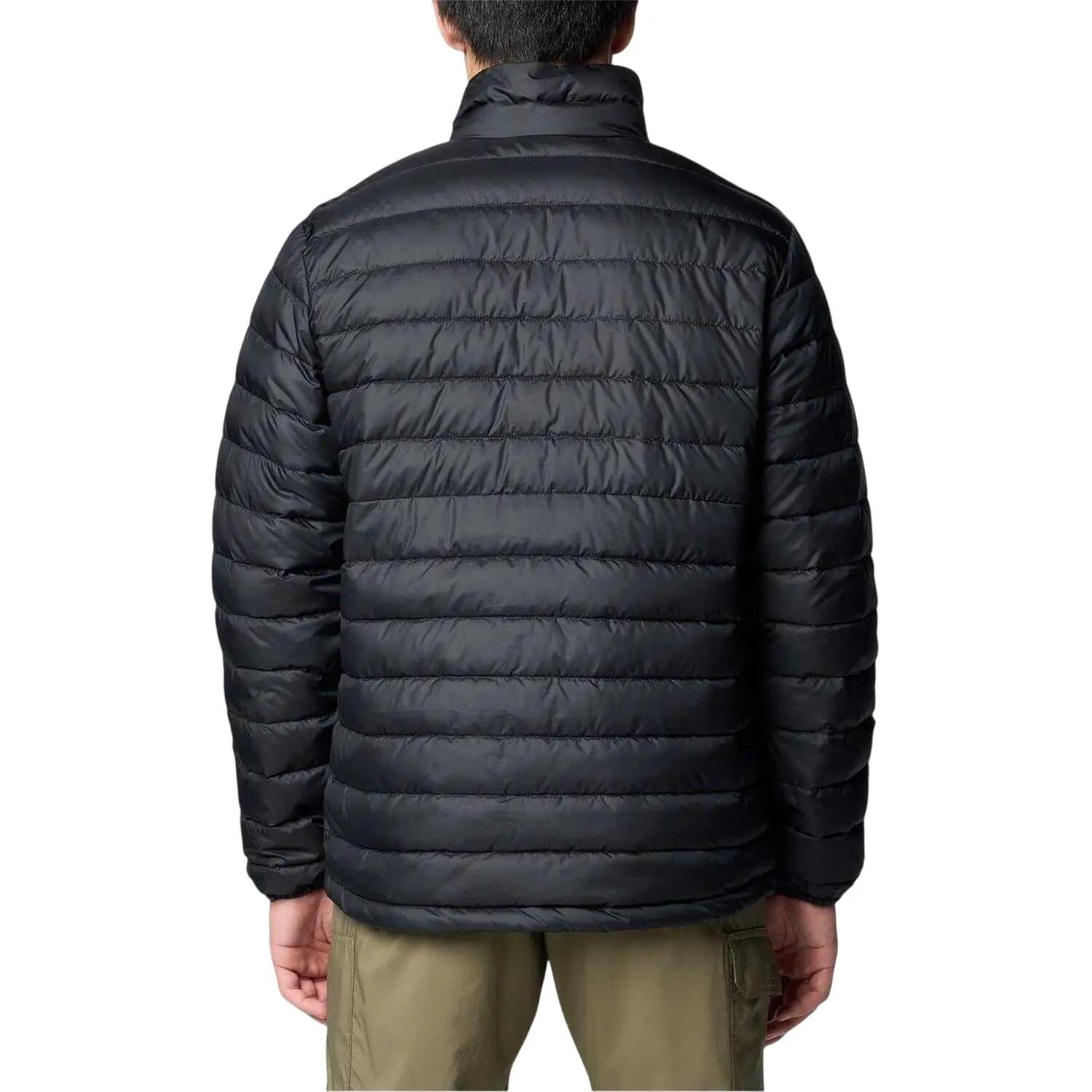 Mens Fosters Patterned Insulated Insulated Puffer Jacket (Black) 2/3