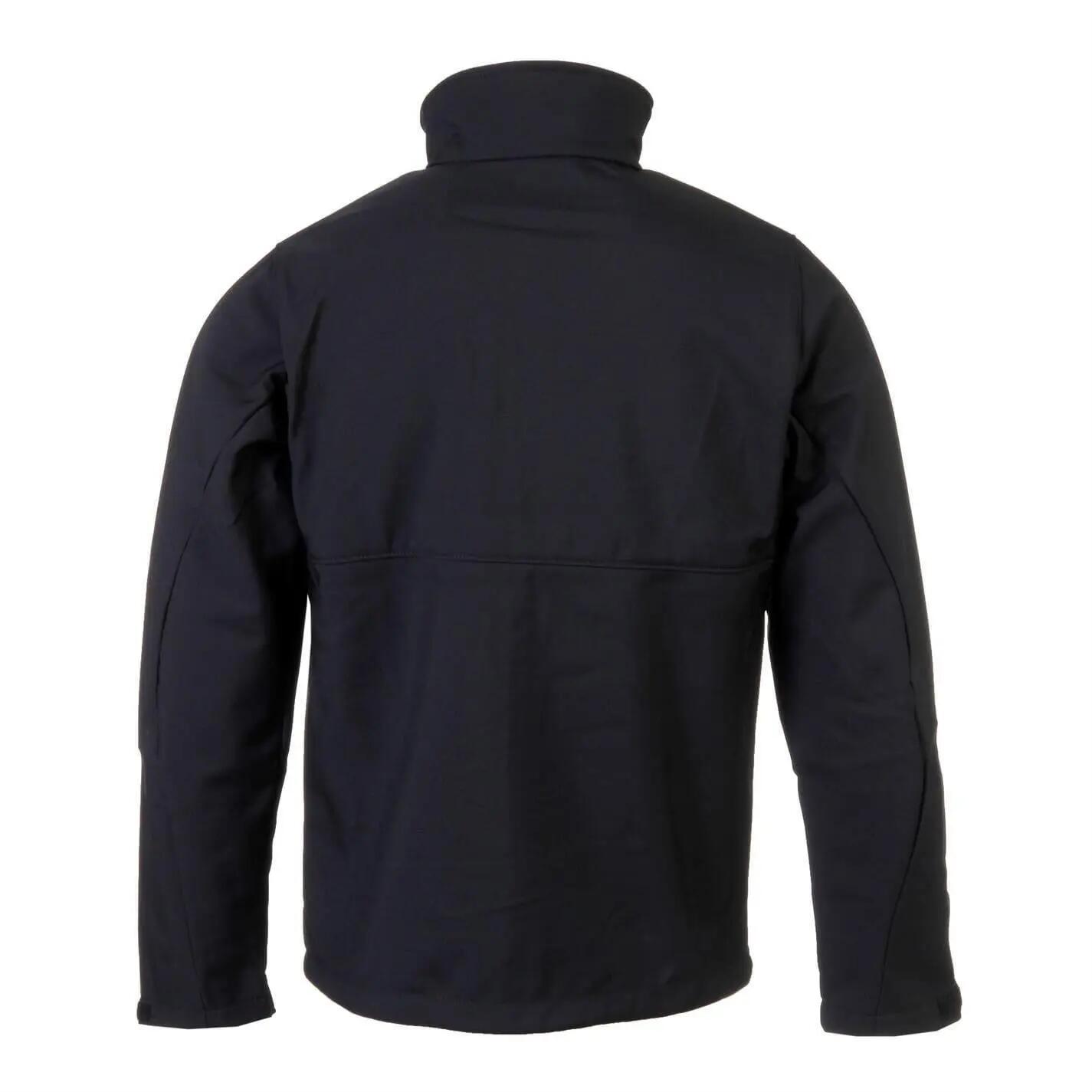 Mens Ascender Water Resistant Soft Shell Jacket (Black) 2/3