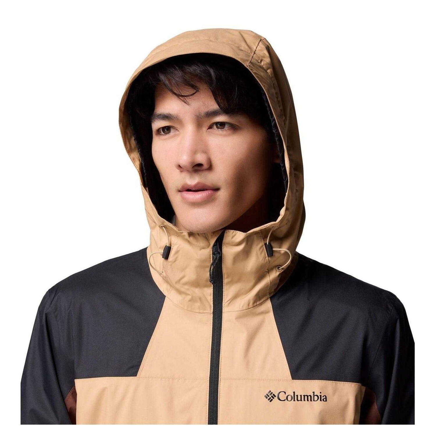 Impermeabile Tasca Con Zip Uomo Columbia Tabacco 3/5