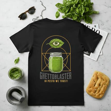 Koszulka z serii Trust Sushi-Czarna-Streetwear