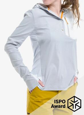 Maglia a maniche lunghe Maya Hood Trek WMN donna – grigio