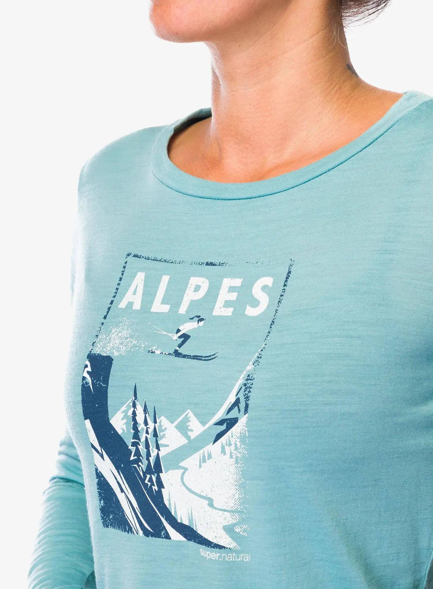 Longsleeve SUPER.NATURAL W ALPES LS 6/7