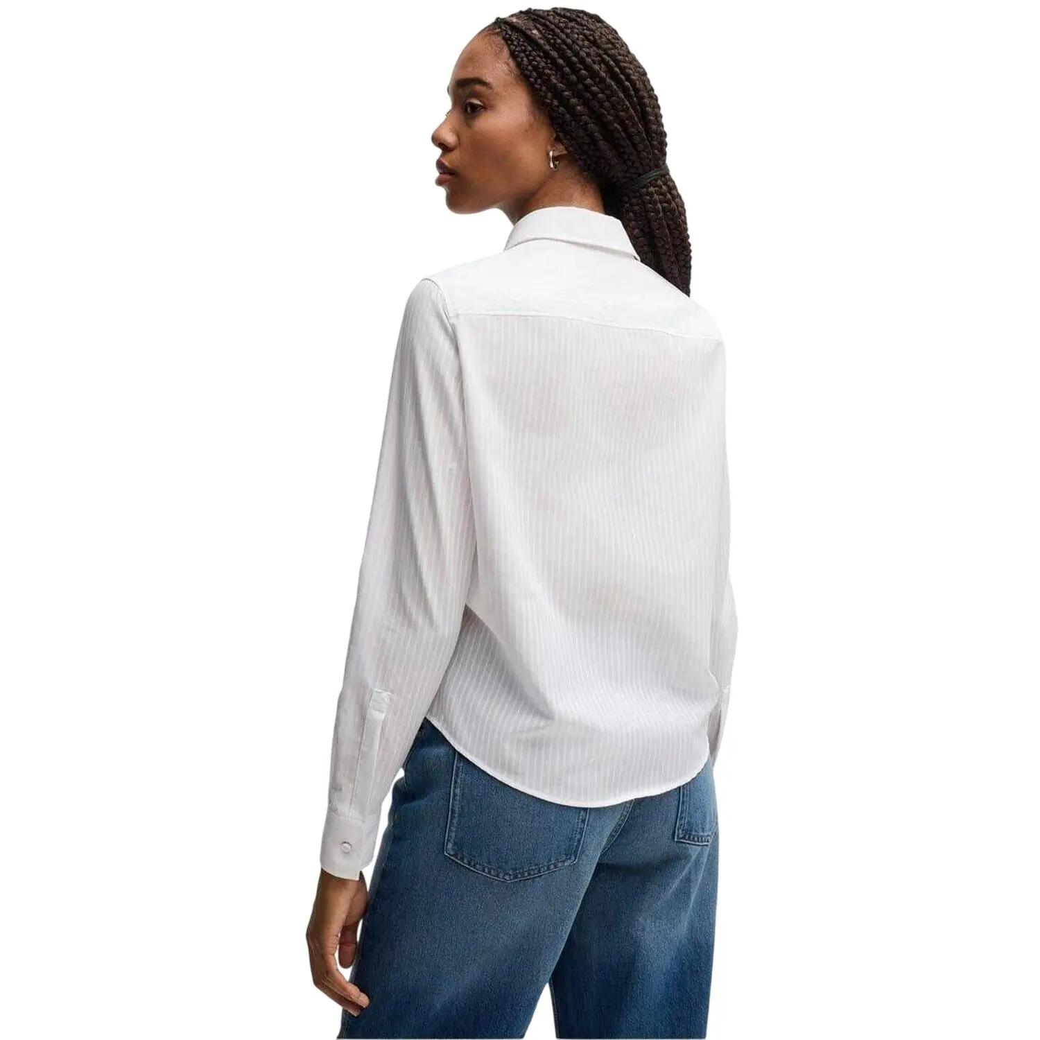 Camicia Donna Boss Brielle Monday Bianco 3/4