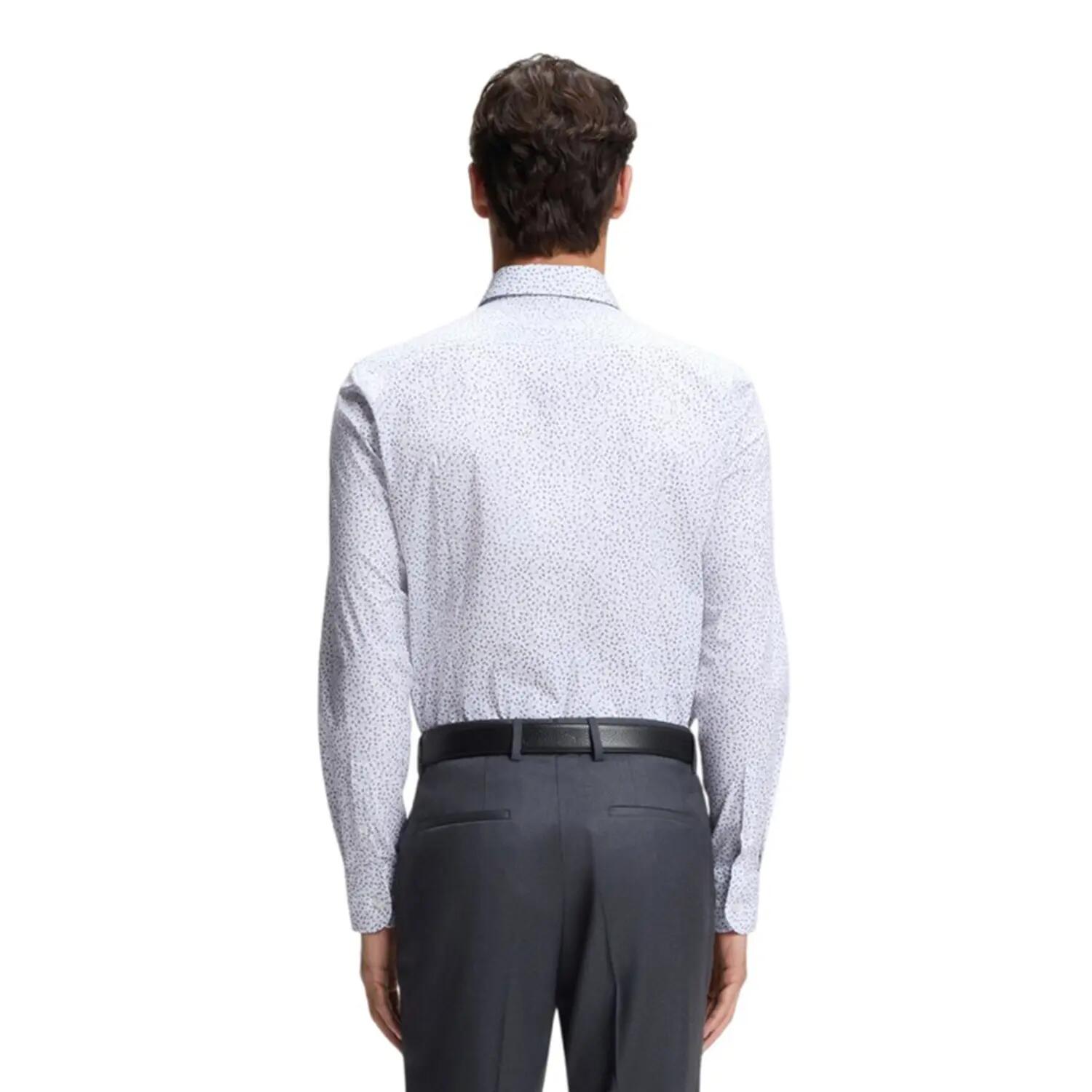 Hemd für , Regulär, Langärmlig Herren Blau 3/4