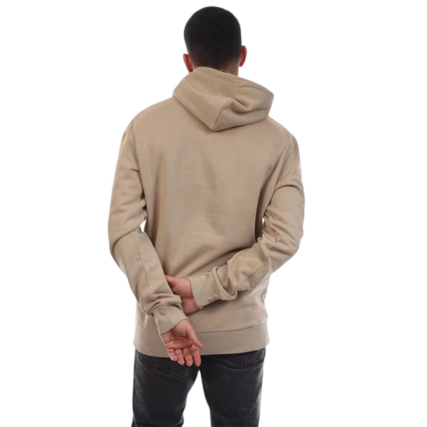 Mens Archive Shield Regular Hoodie (Beige) 3/4