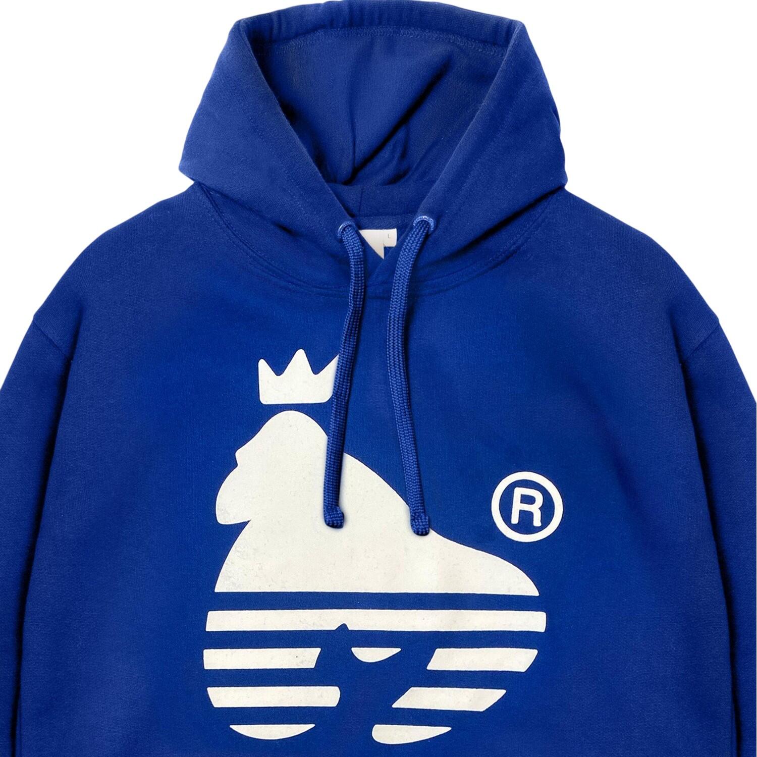 Felpa Con Cappuccio Scimmia Uomo Money Blu Reale 3/4
