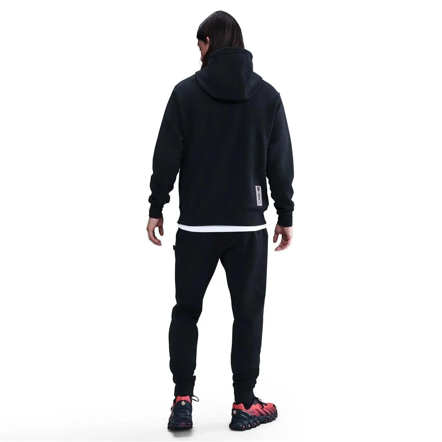 Mens Atltico Madrid Hoodie (Black/Red) 5/5