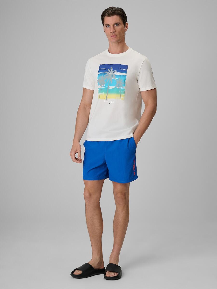 T-shirt bawełniany męski 4F 4FRSS26TTSHM4291 4/7