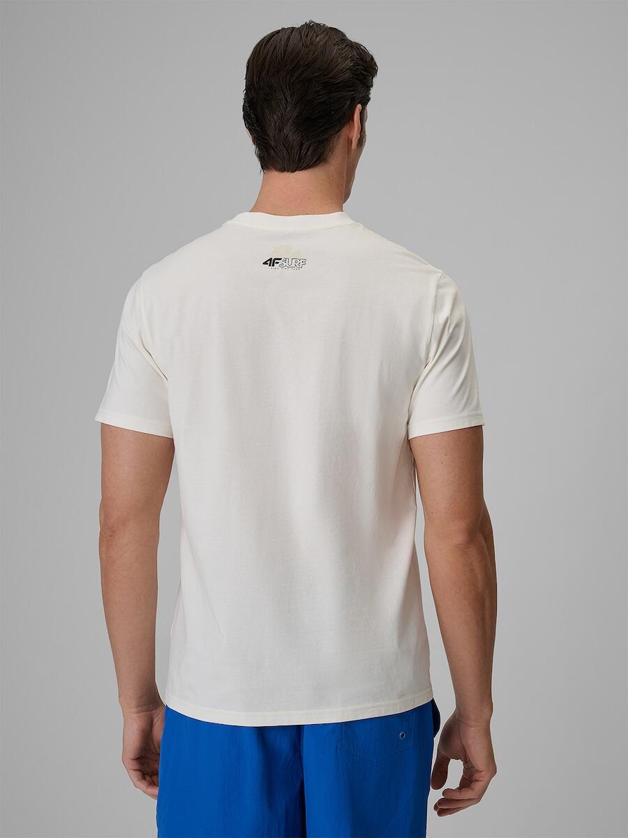 T-shirt bawełniany męski 4F 4FRSS26TTSHM4291 2/7
