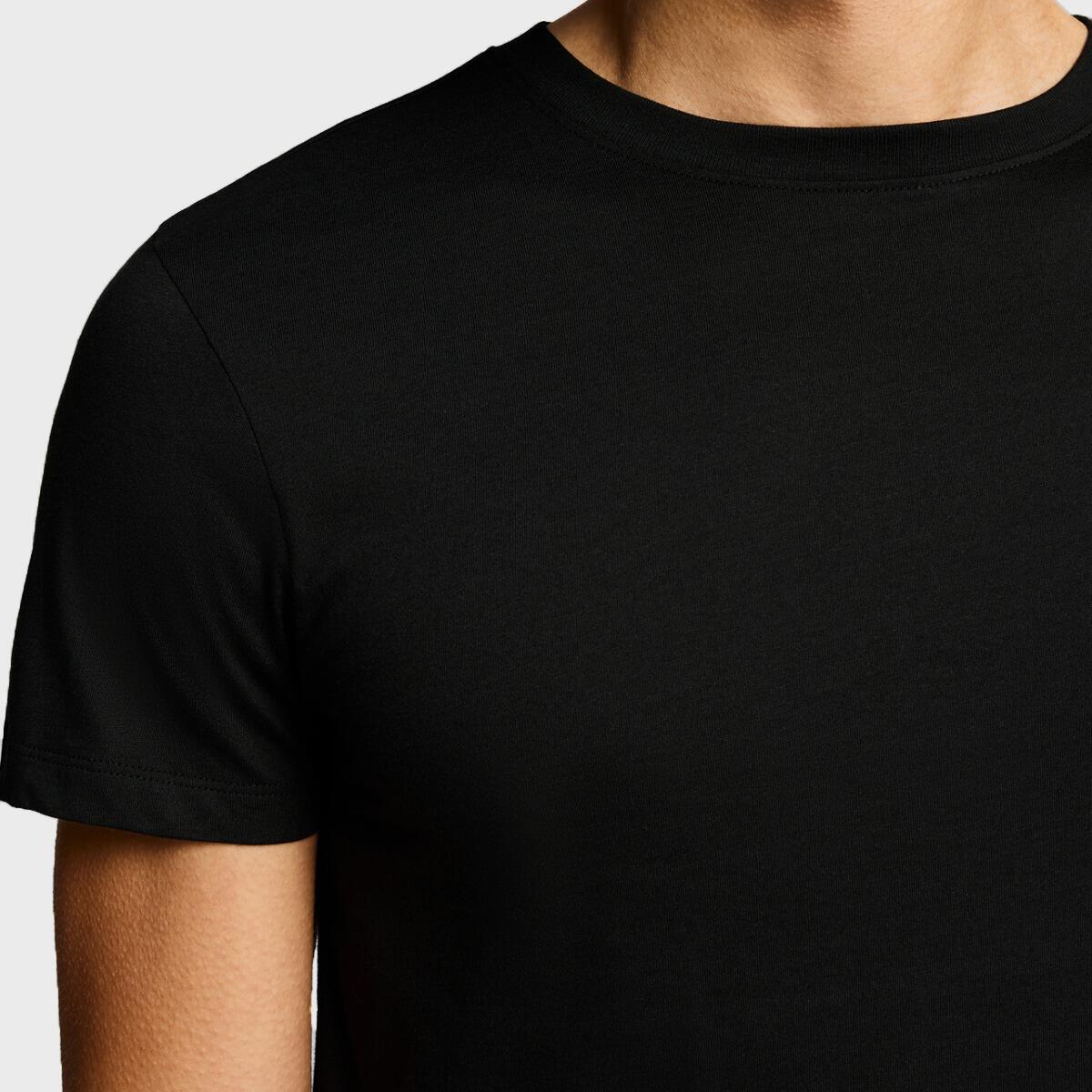 Everyday ronde hals T-shirt 2-pack – Black – M 4/7