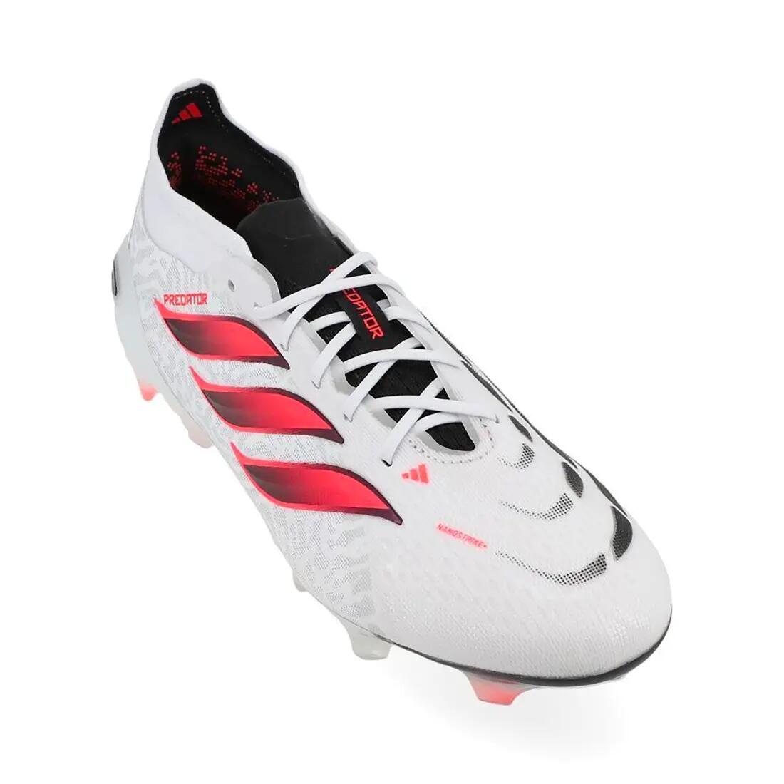 Adidas Predator Elite FG Bianco, nero e rosa 7/14