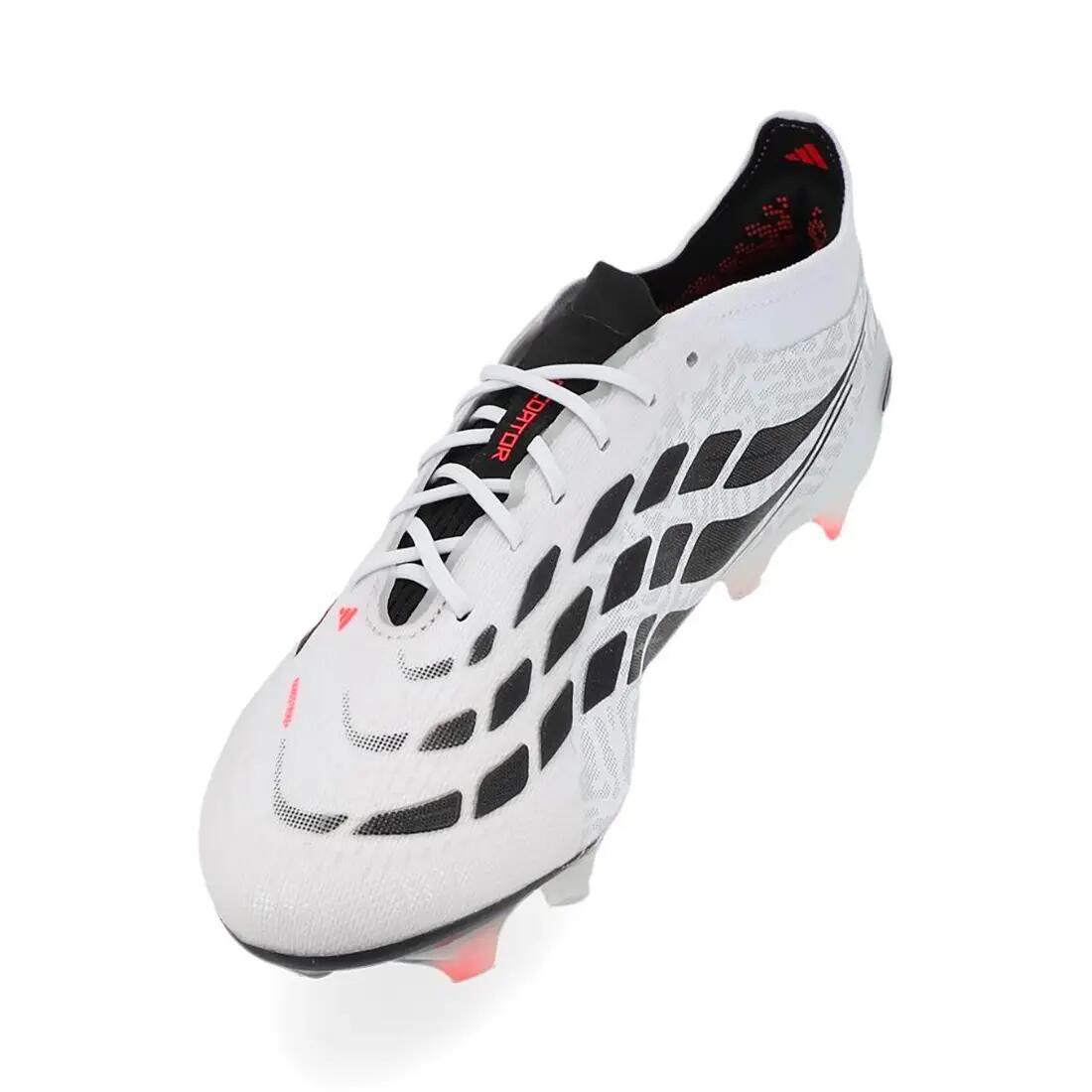 Adidas Predator Elite FG Bianco, nero e rosa 6/14