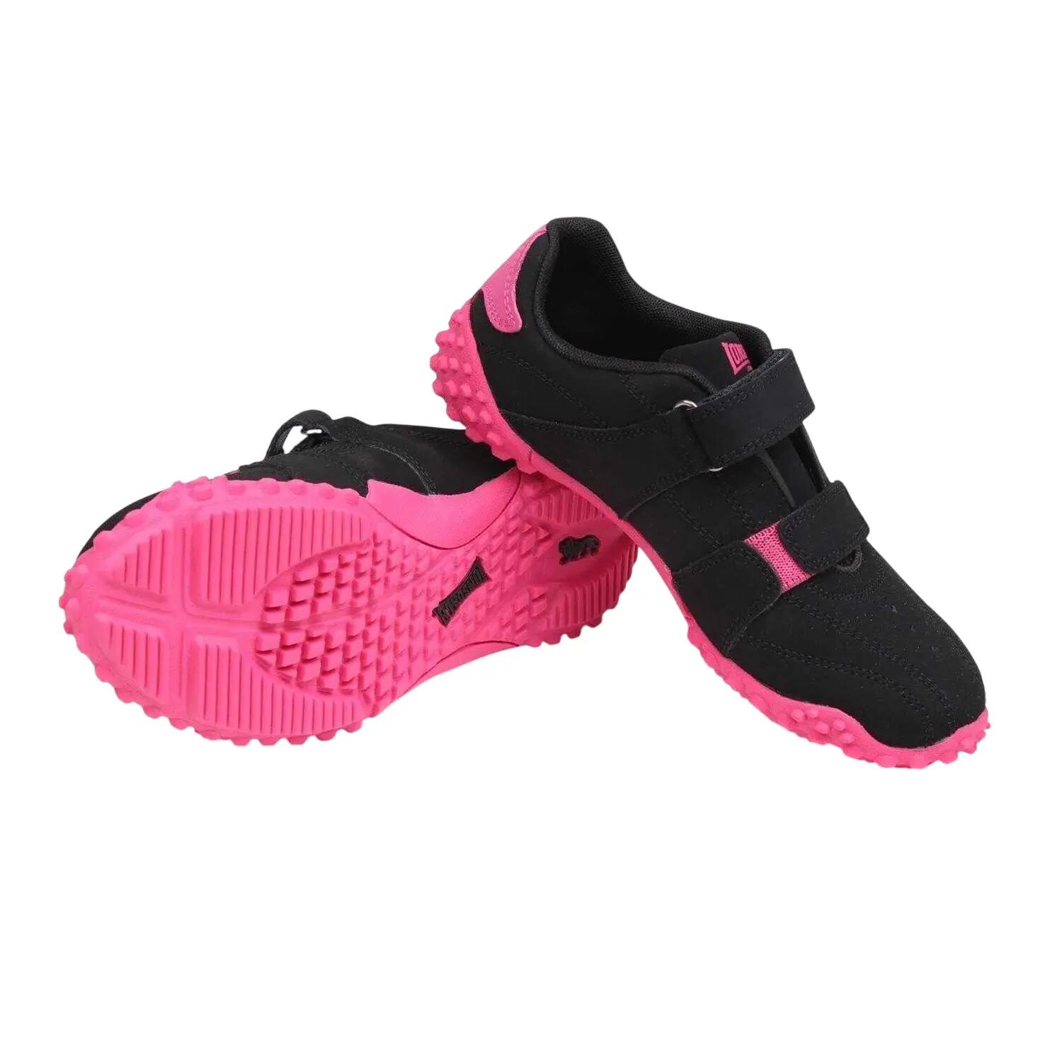 "Fulham" Sneaker für , Leder Kinder Schwarz/Kirsche 5/5