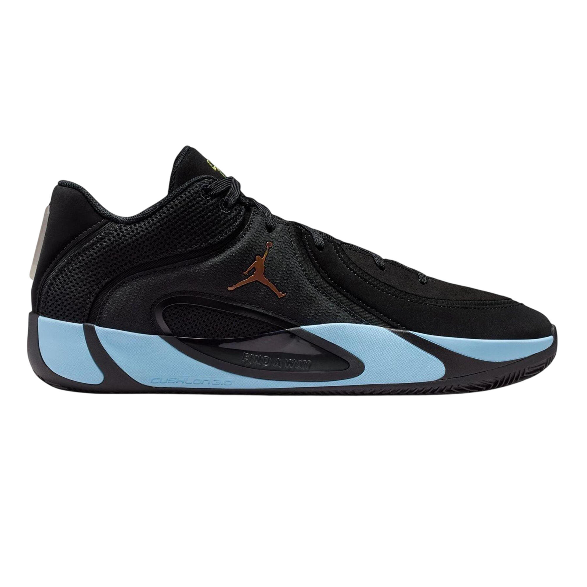 Mens Air Jordan Tatum Baseball Trainers (Black/Ice Blue) 4/5
