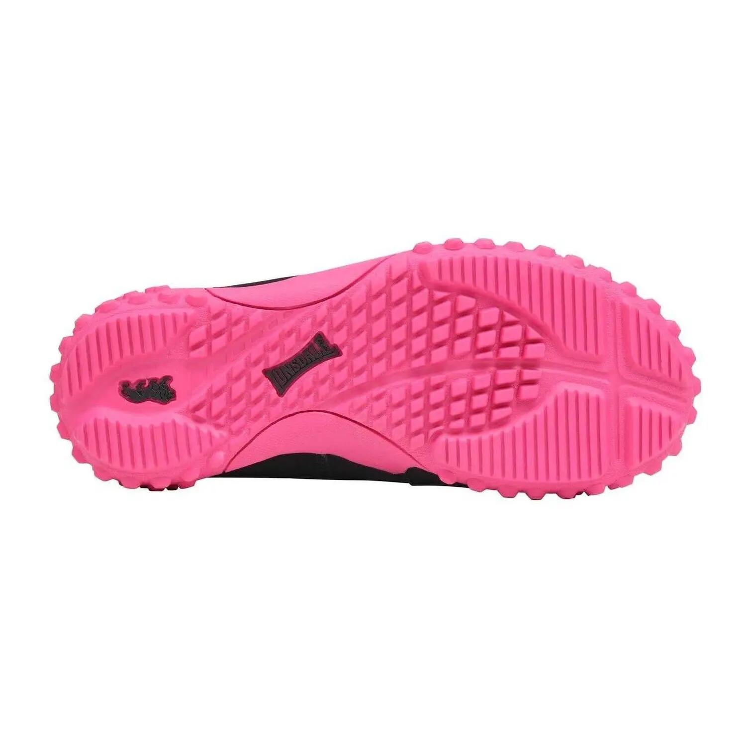 "Fulham" Sneaker für , Leder Kinder Schwarz/Kirsche 3/5