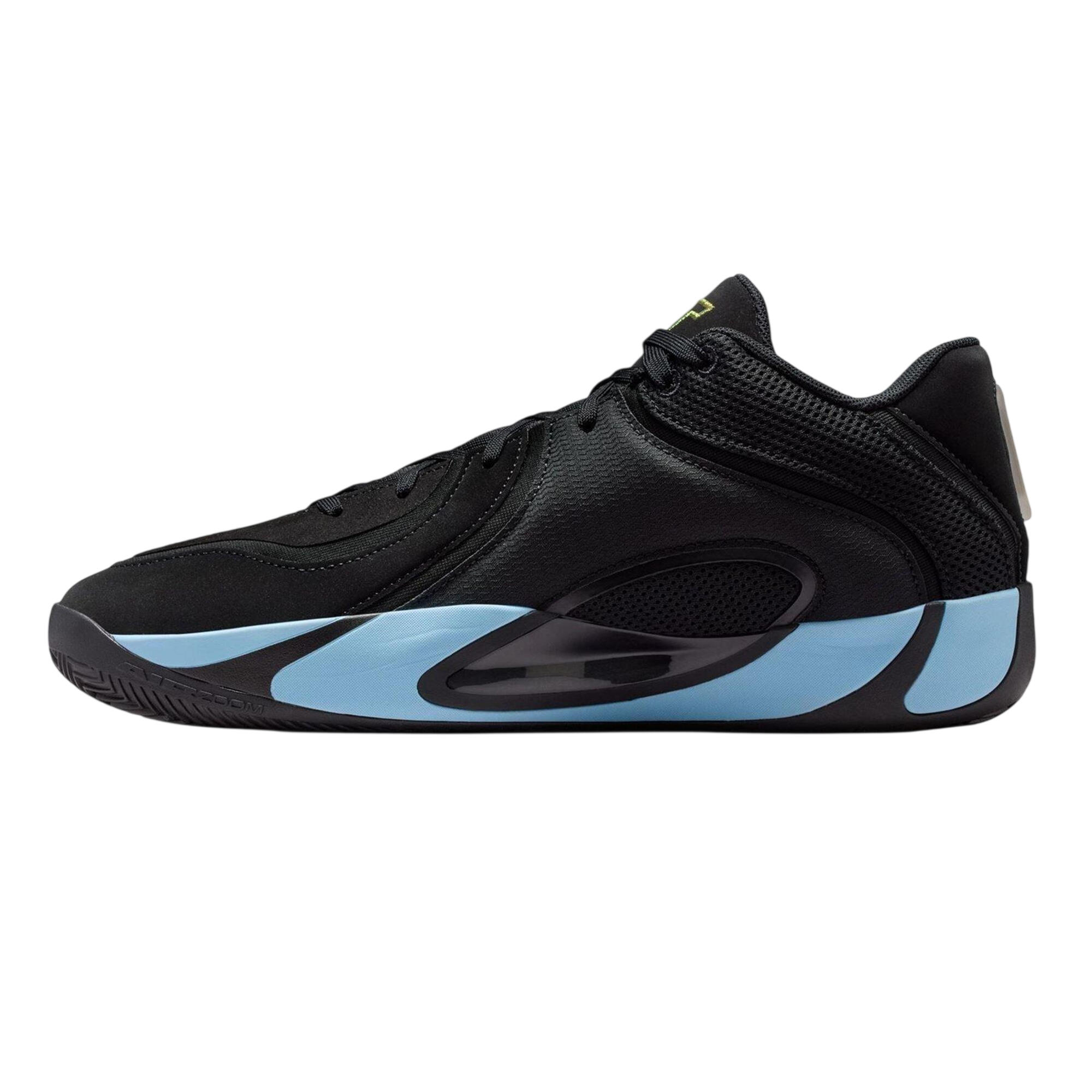 Mens Air Jordan Tatum Baseball Trainers (Black/Ice Blue) 3/5