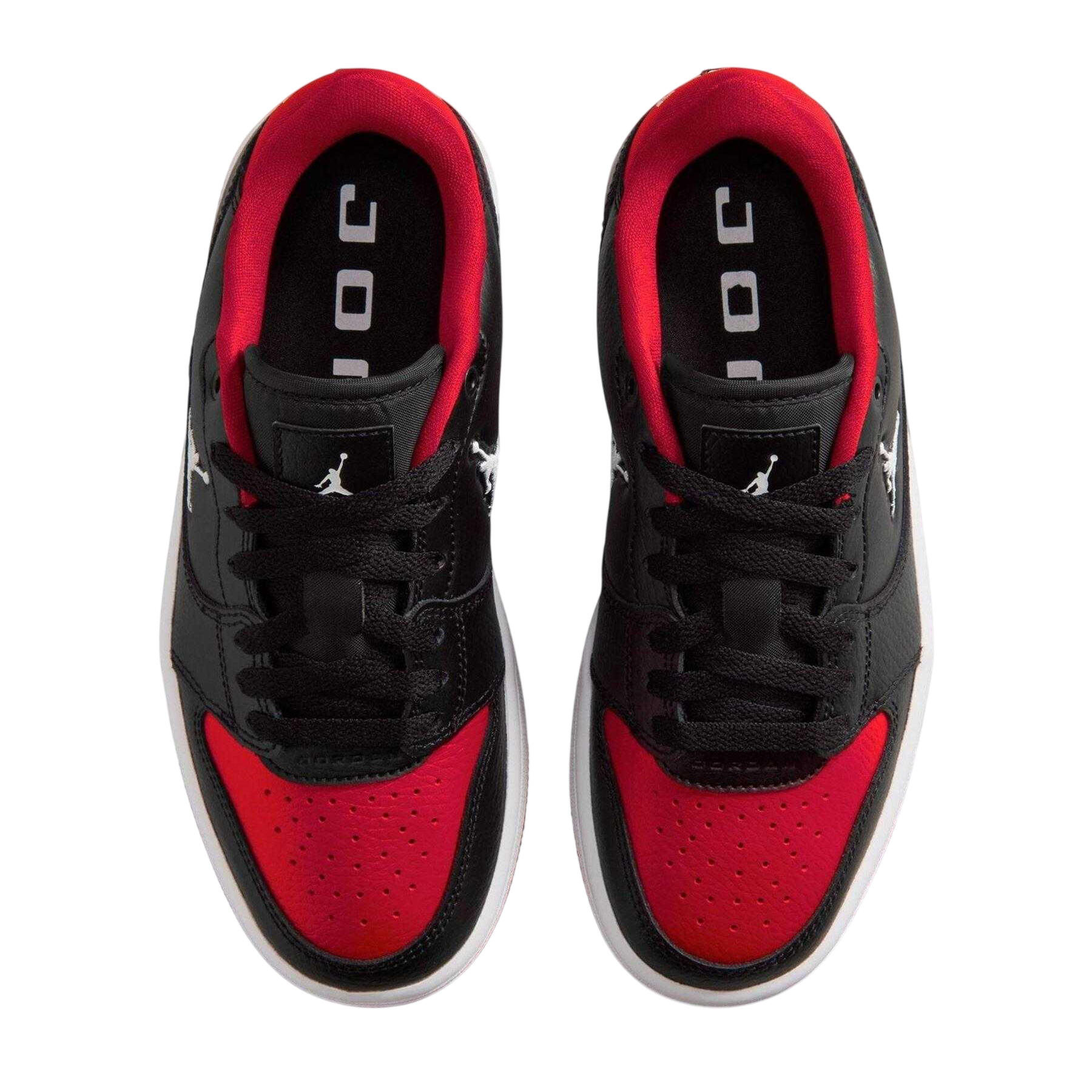 Scarpe Sportive PelleDonna Nike Air Jordan Access Nero Rosso 4/4