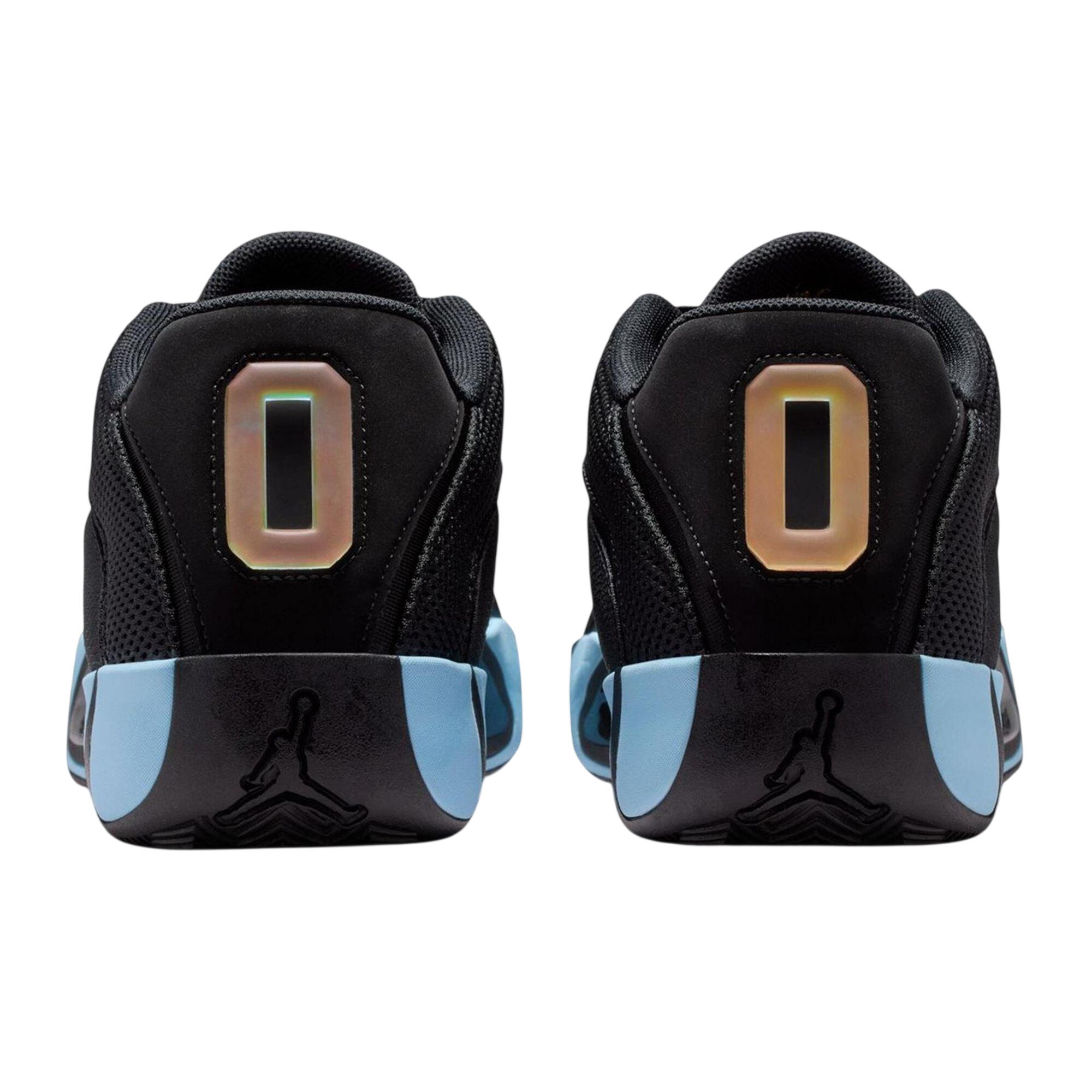 Mens Air Jordan Tatum Baseball Trainers (Black/Ice Blue) 2/5