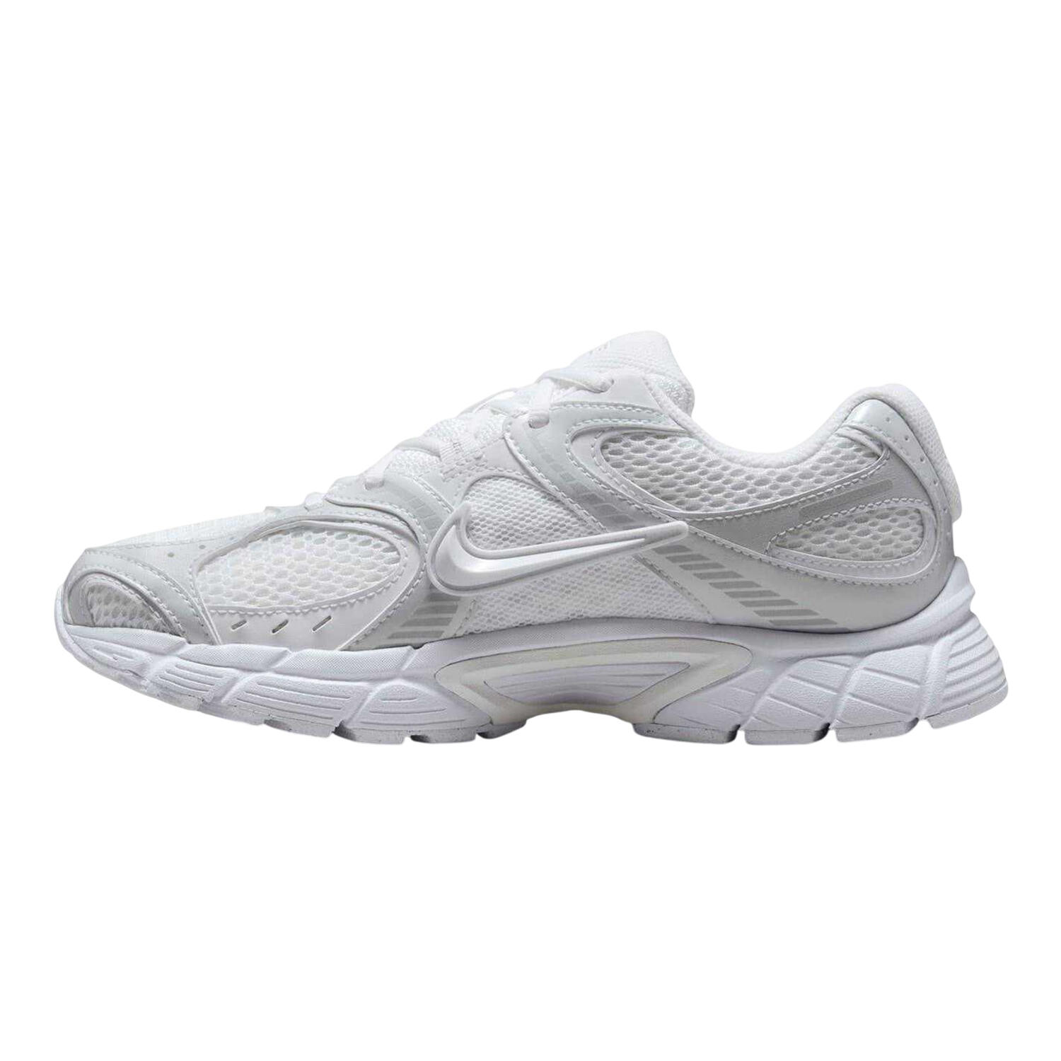 Zapatillas Deportivas de Malla Vomero Run 5 para Hombre Blanco, Plateado 3/4