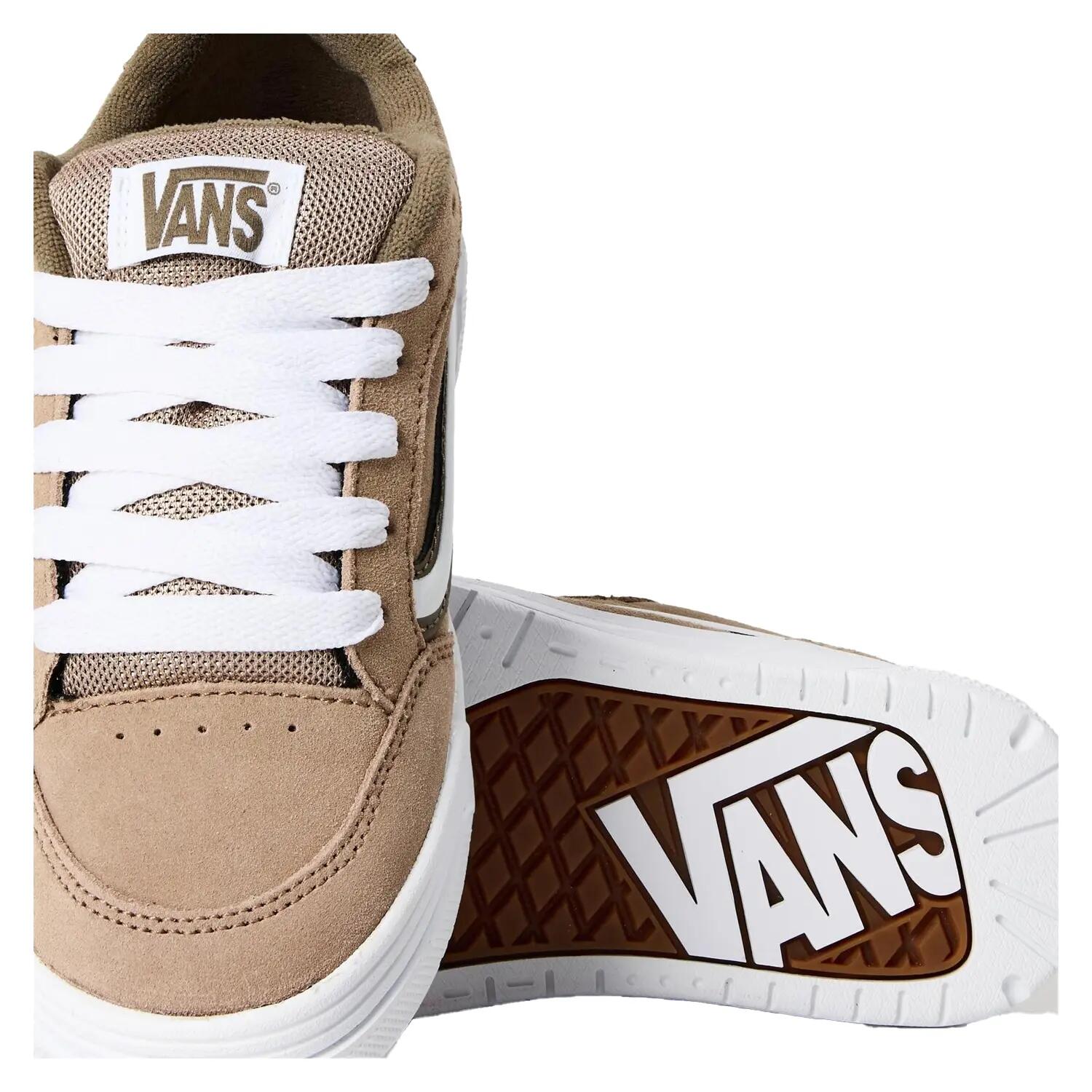 Scarpe Pelle ScamosciataDonna Vans Hylane Grigio Caldo Pastello 4/4