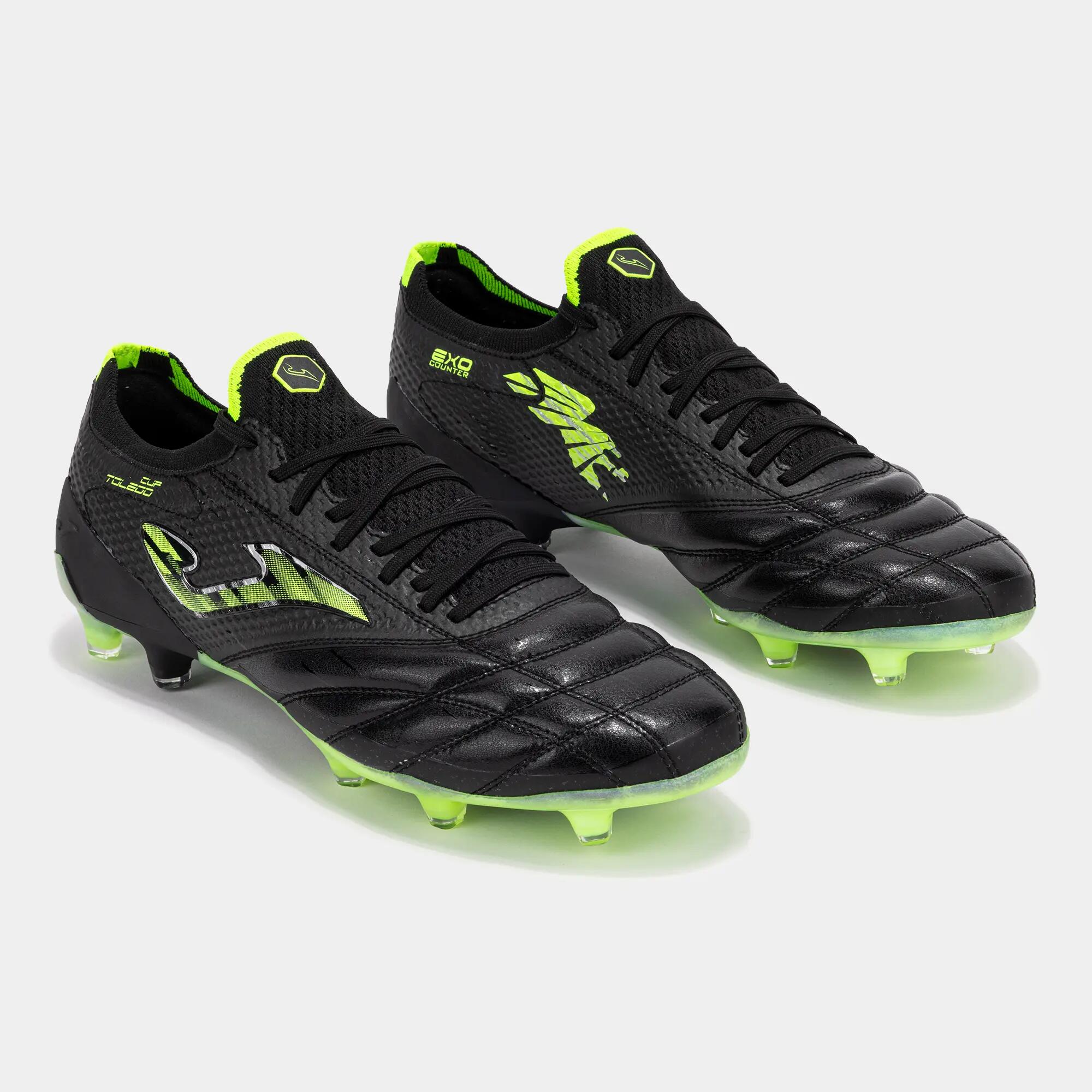 Chaussures Football Football Adulte Joma Toledo Cup 26 FG Noir 2/5