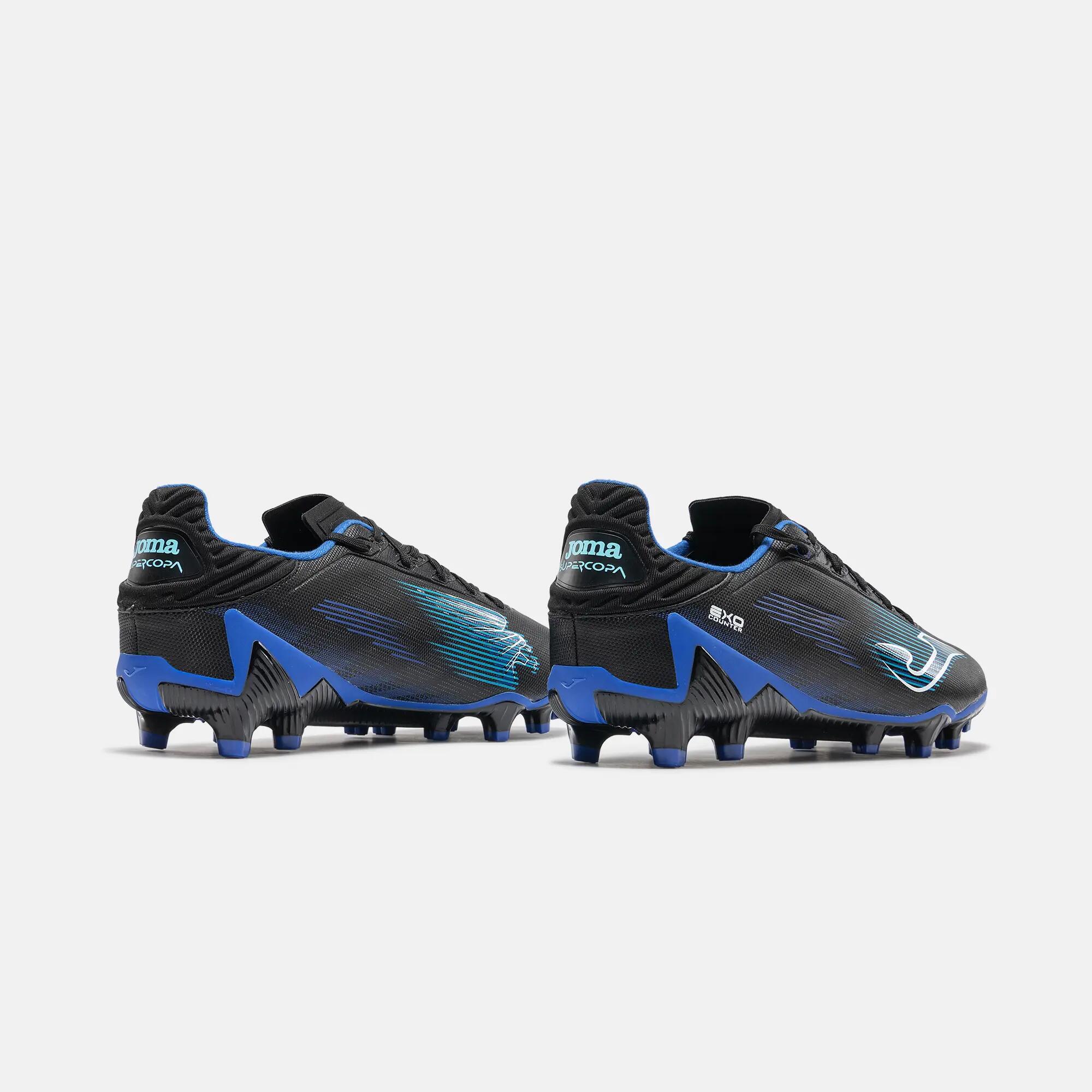 Botas Fútbol Fútbol Adulto Joma Super Copa 26 FG Negro 3/4