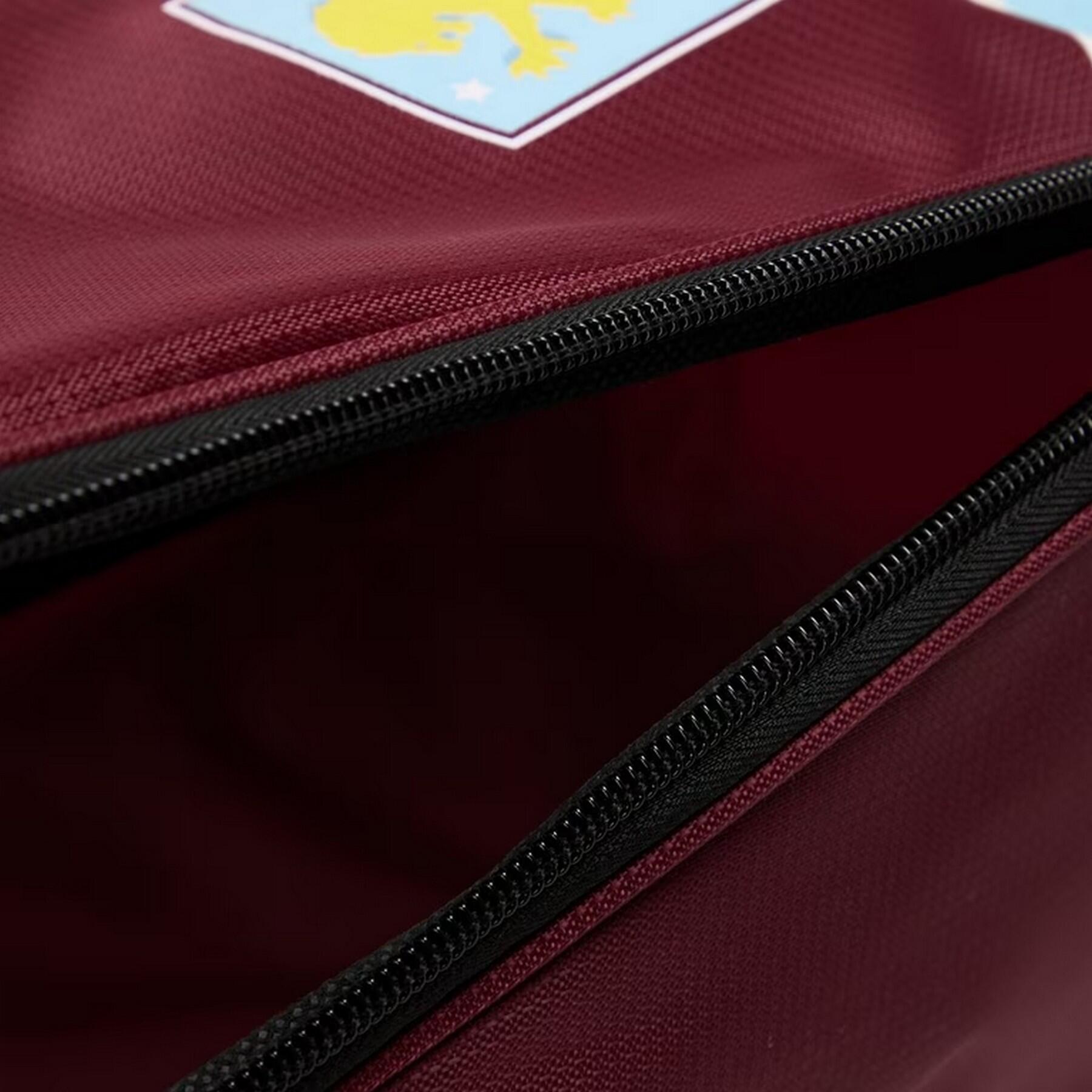 Crest Football Boot Bag (Claret/Sky Blue) One Size 4/4