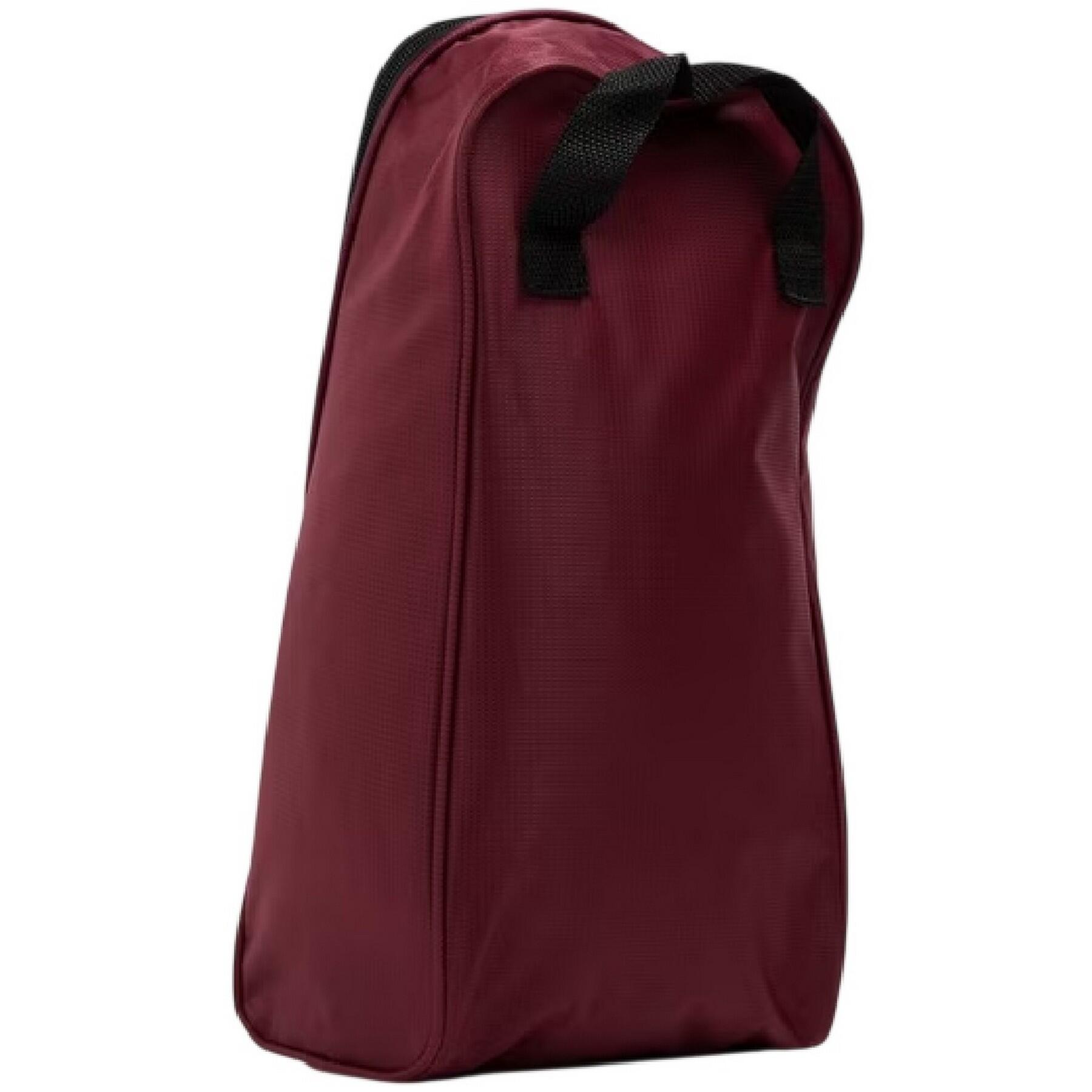 Crest Football Boot Bag (Claret/Sky Blue) One Size 2/4