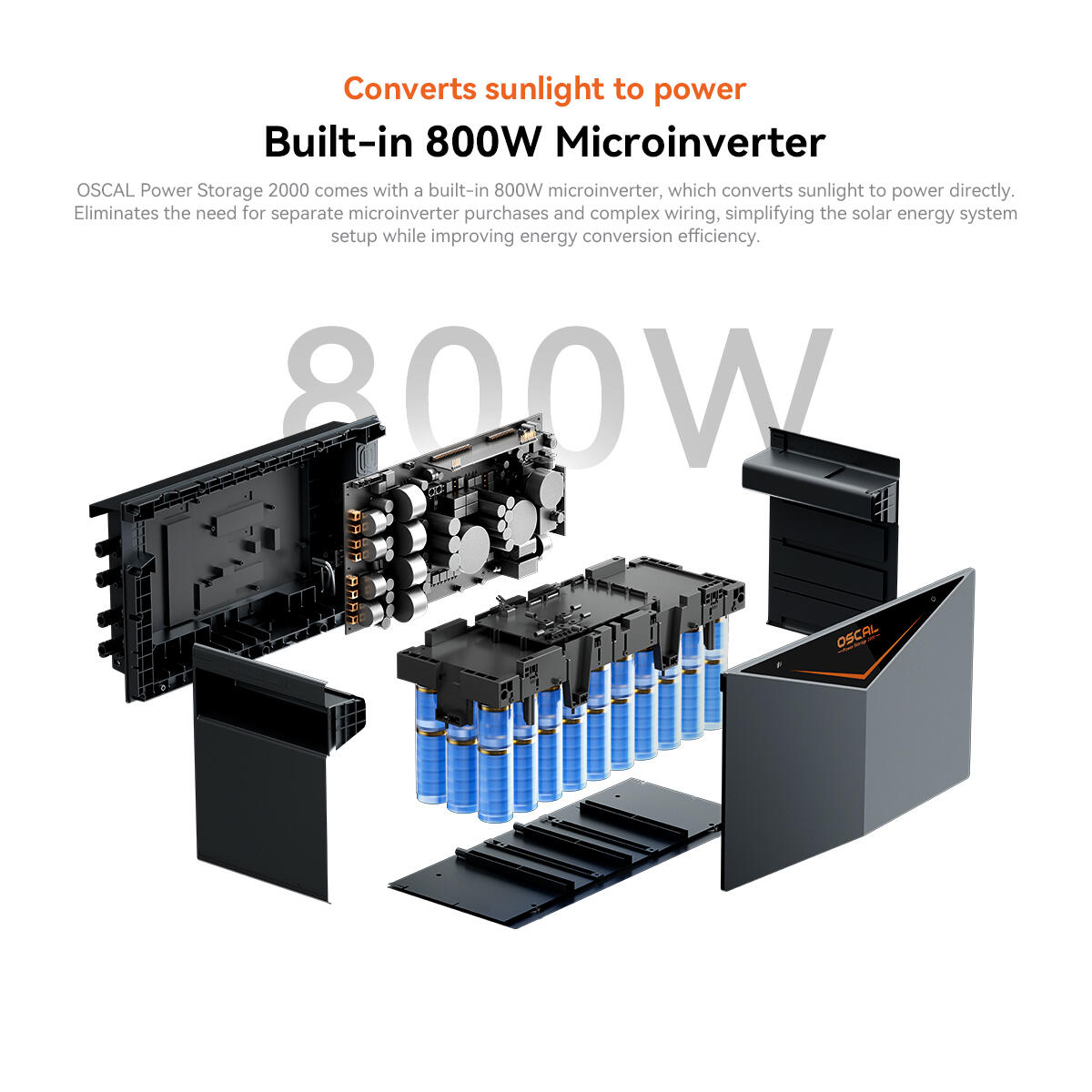 Power Storage 2000 Draagbare stroomstation + Uitbreidingsaccu BP2000 7/15