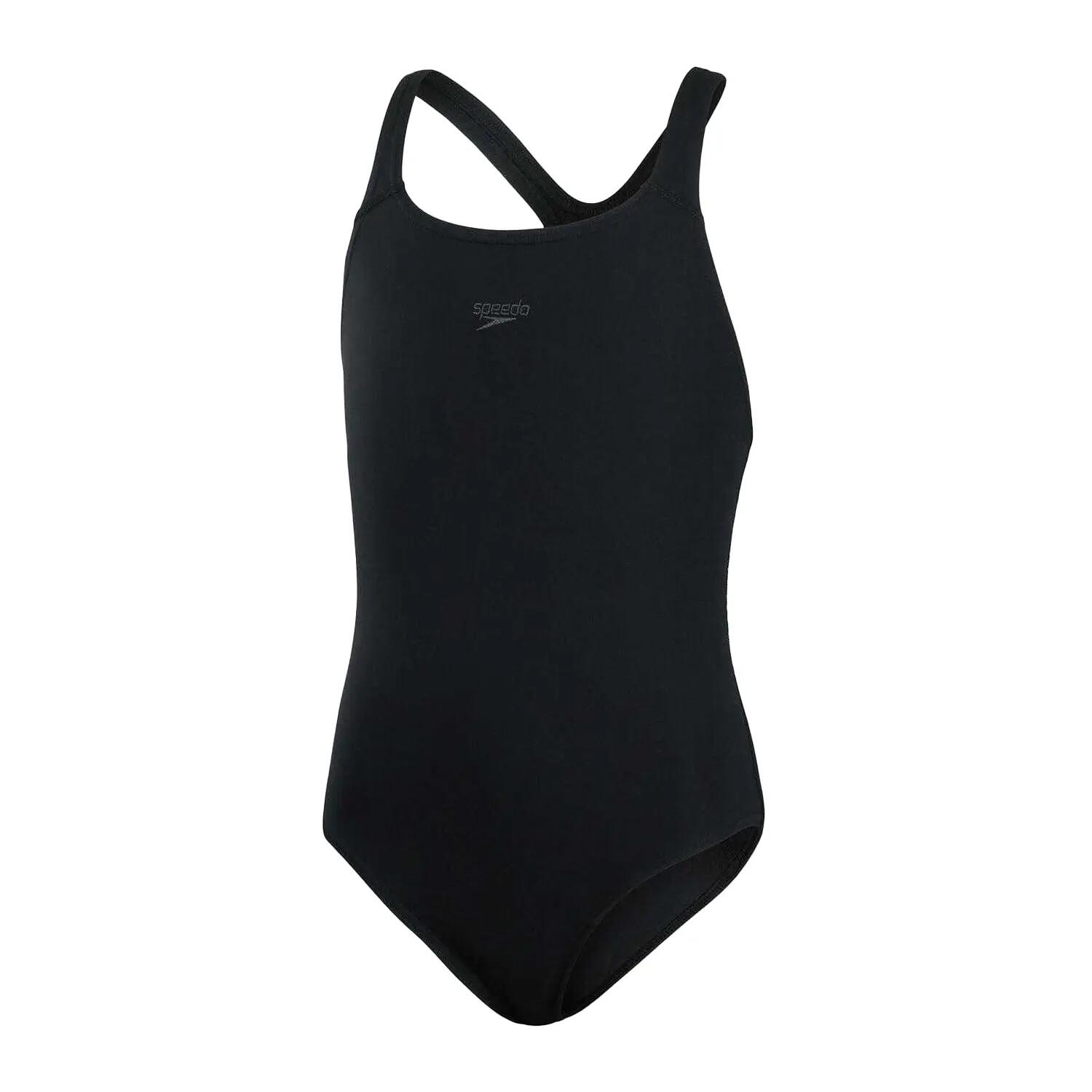 Maillot De Bain 1 Pièce Motif/style Logo ENDURANCE+ MEDALIST Fille (Noir) 2/4