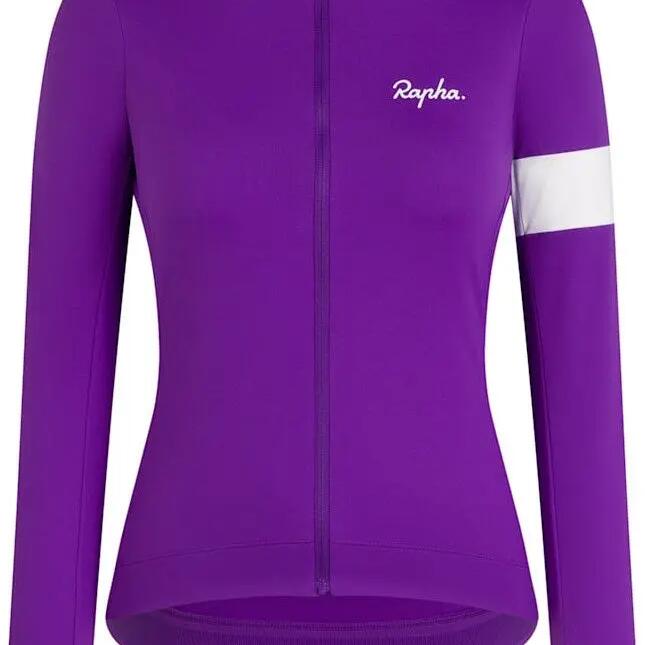 Women's Rapha Core Thermal Violet Long Sleeve Jersey