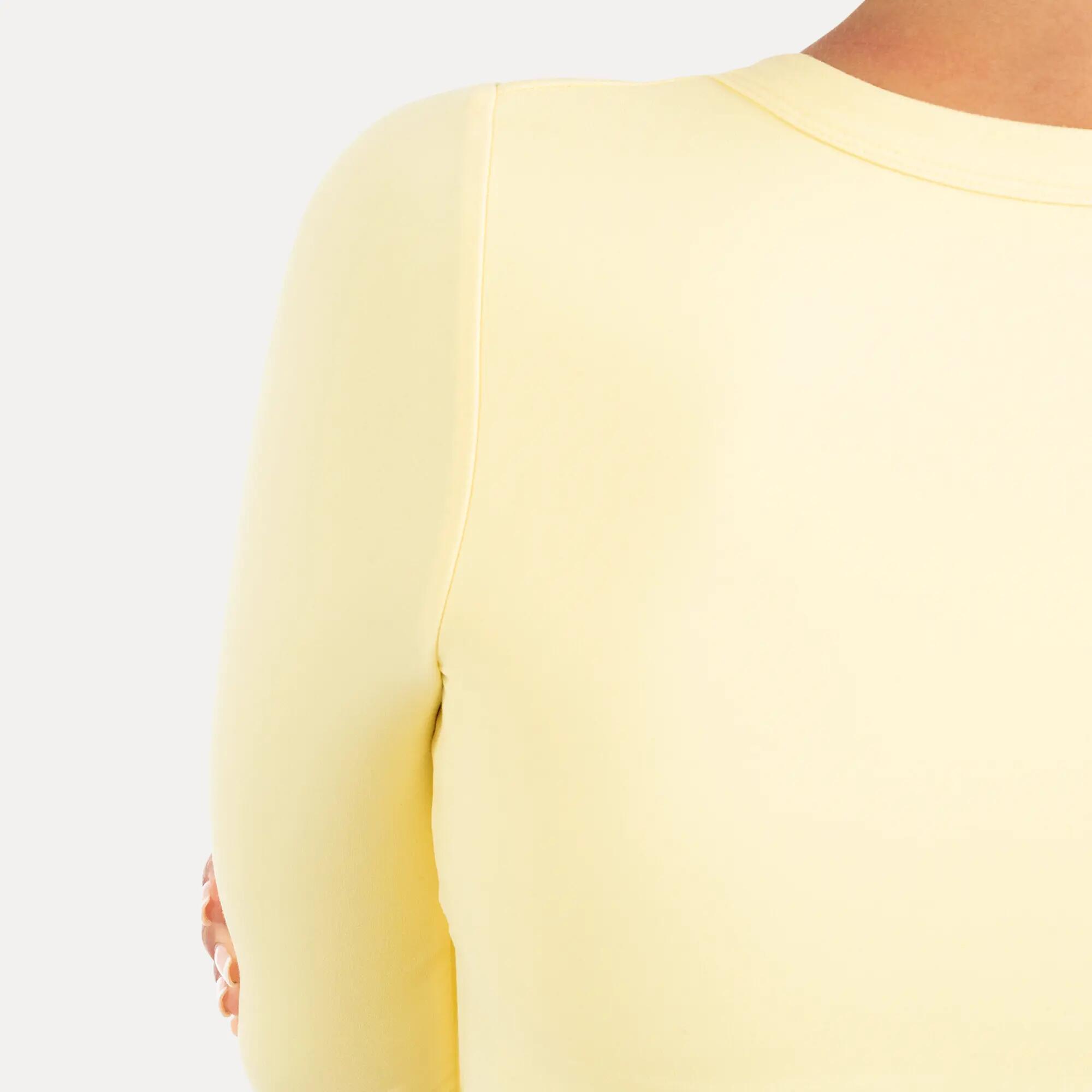 Damen Crop Longsleeve Niora Gelb 6/6