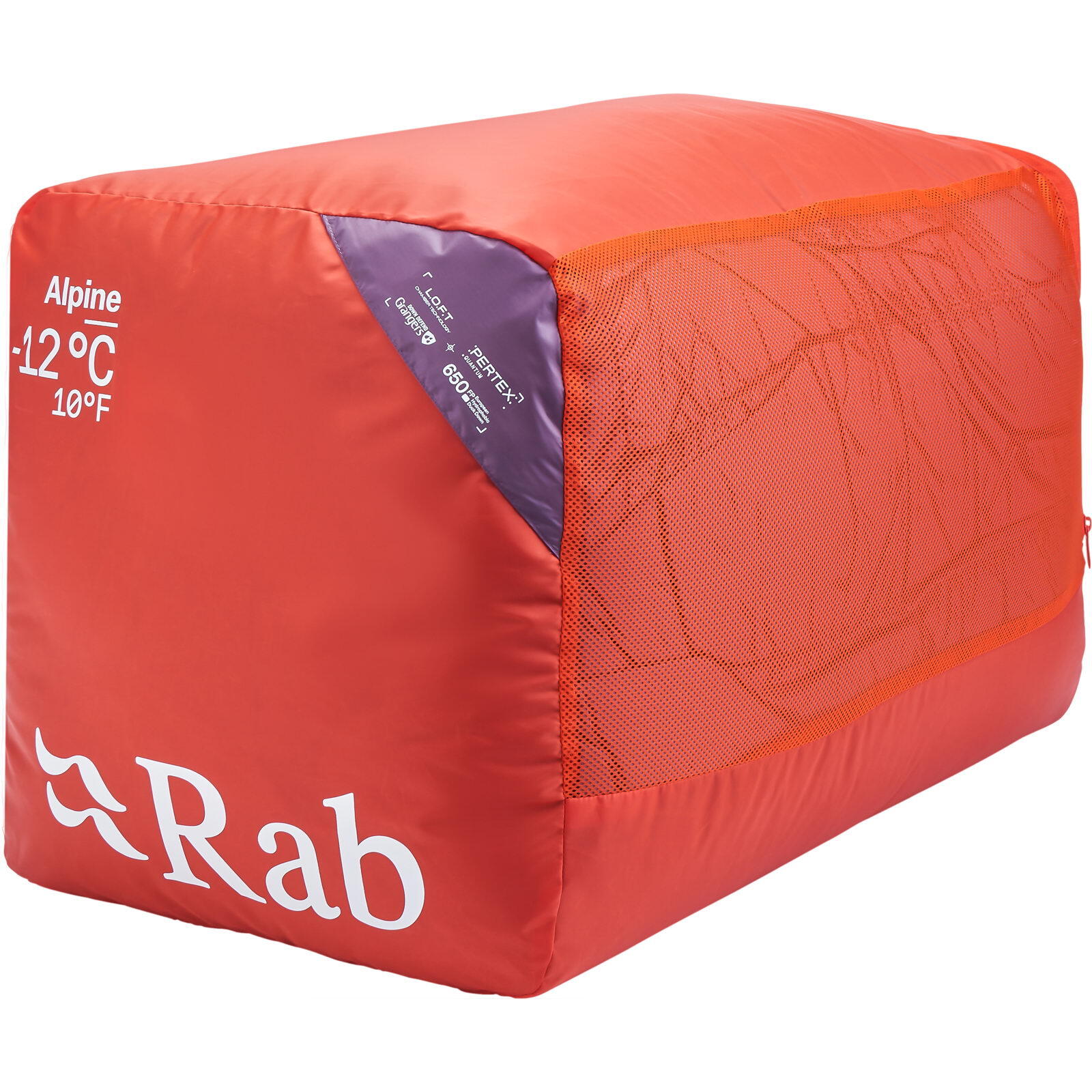 Daunenschlafsack Damen Alpine -12C/10F iris-dark iris 3/5