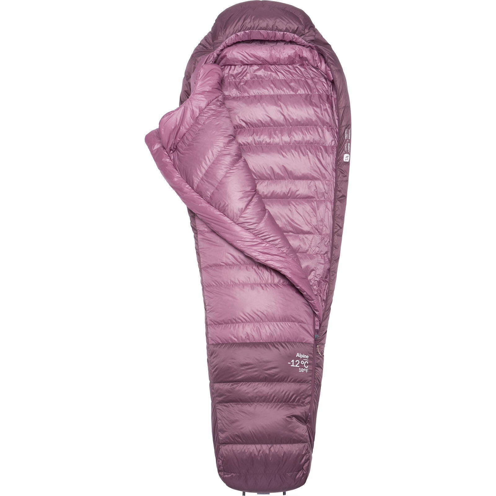 Daunenschlafsack Damen Alpine -12C/10F iris-dark iris 2/5