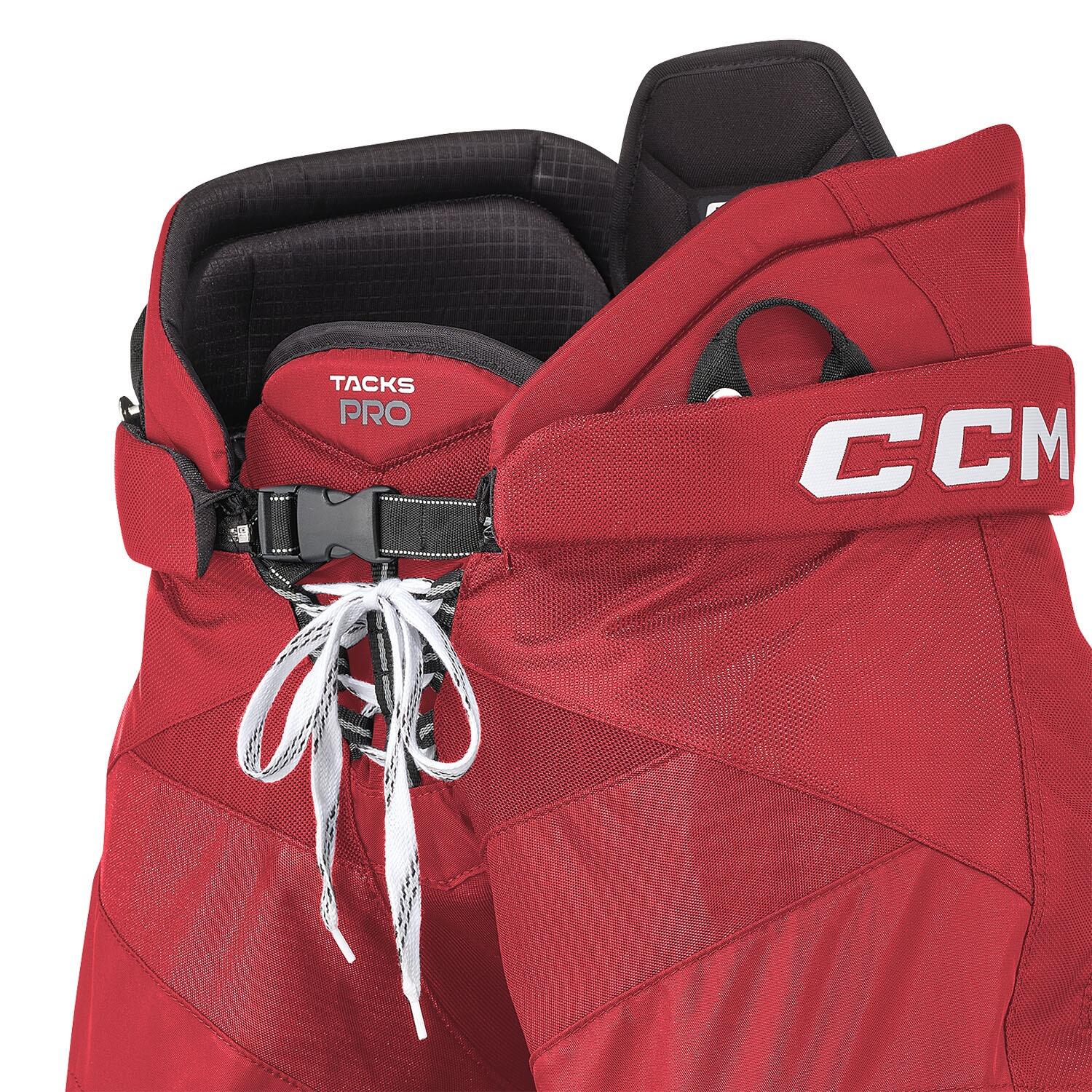 Tacks PRO Pantalones de hockey sobre hielo - Adultos - Rojo 2/5