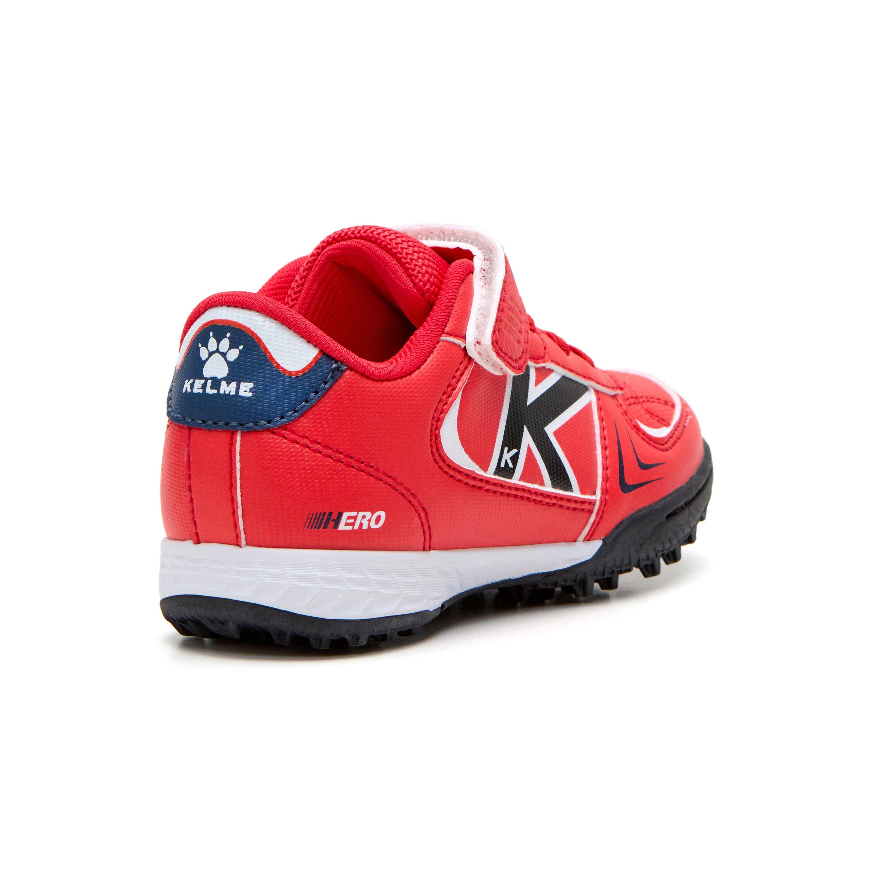 Kelme Zapatillas De Niño Hero Turf Elastic Rojo Unisex 3/4