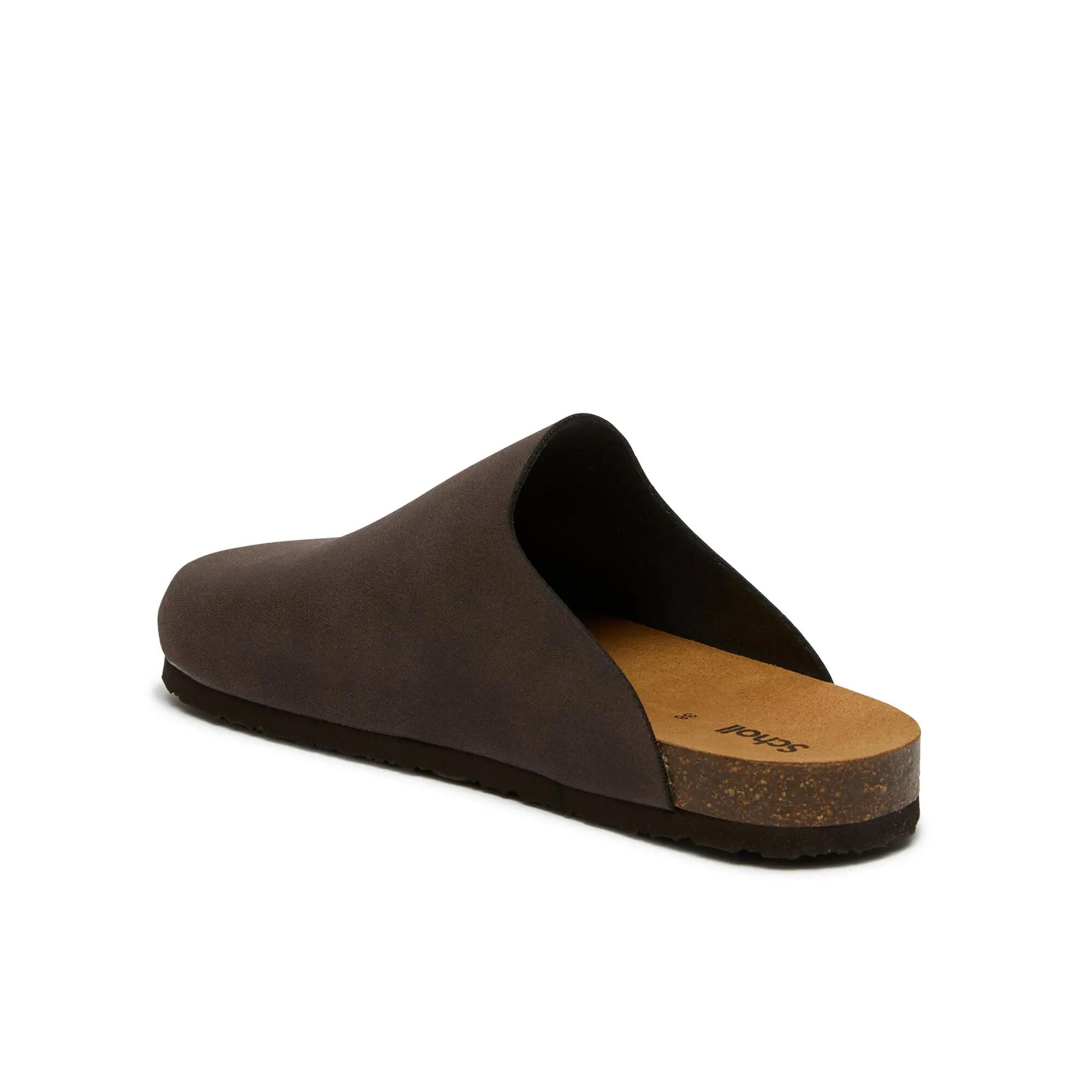 Socas mulher Jackie Clog Castanho-café 4/4