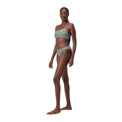 Bas De Maillot De Bain À Taille Haute Motif/style Logo Femme (Vert)